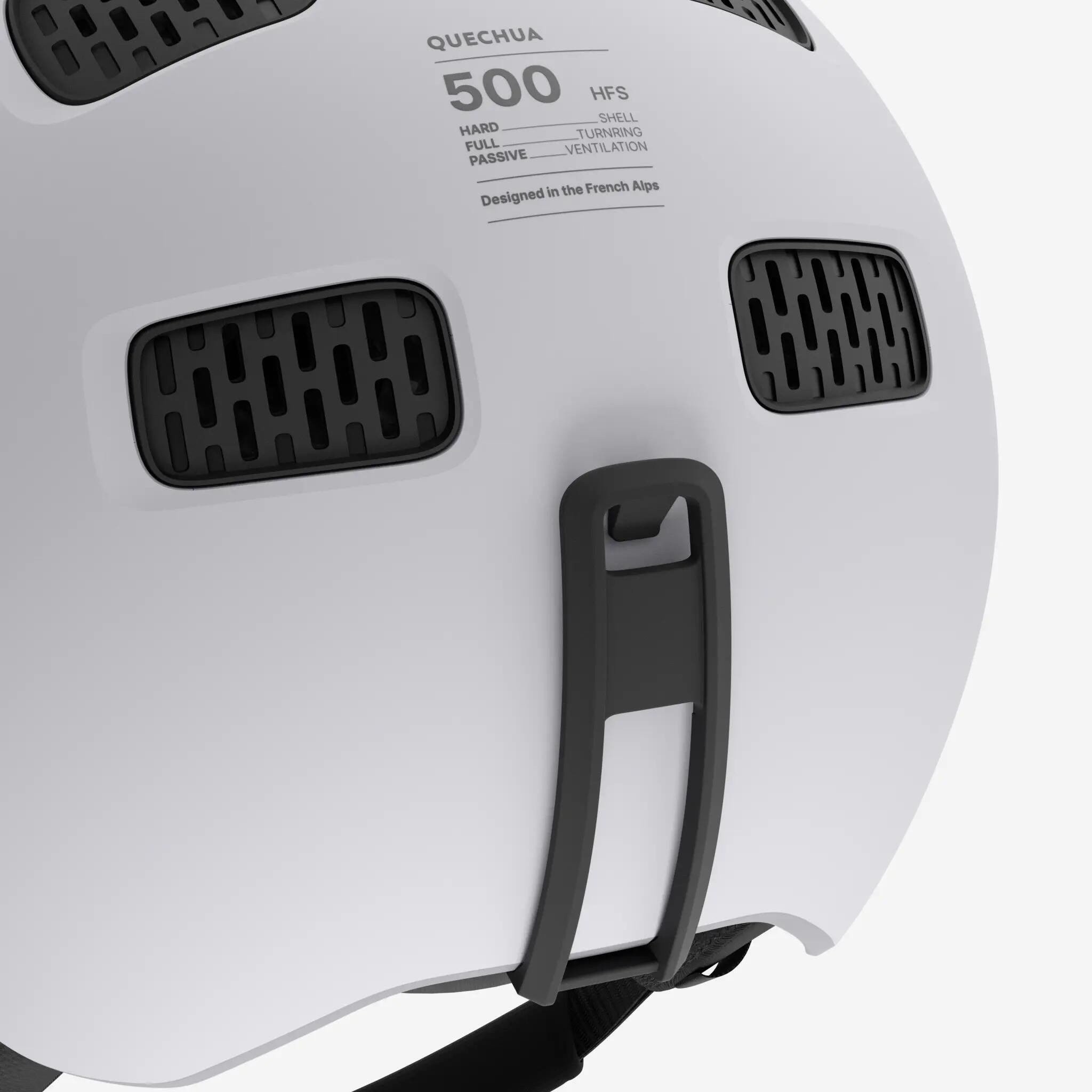 Lyžařská a snowboardová helma AM500 Visor+ pro dospělé 5/8