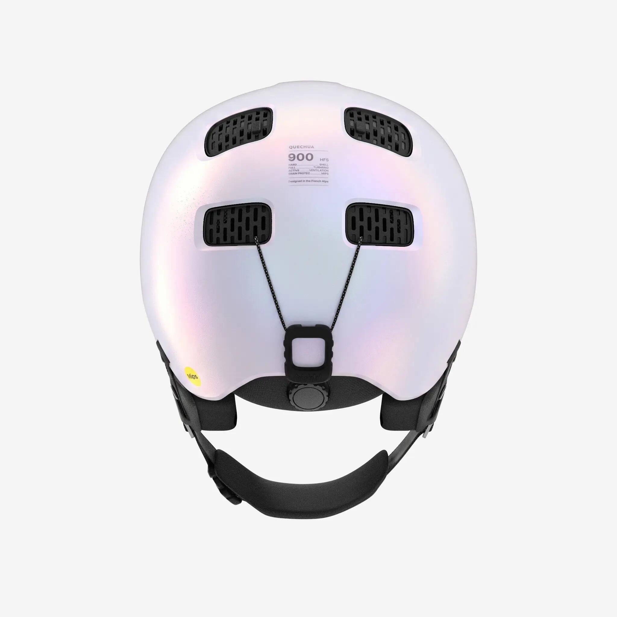 Casco esquí y snowboard adulto y niños - FS 900 blanco ultra  4/8