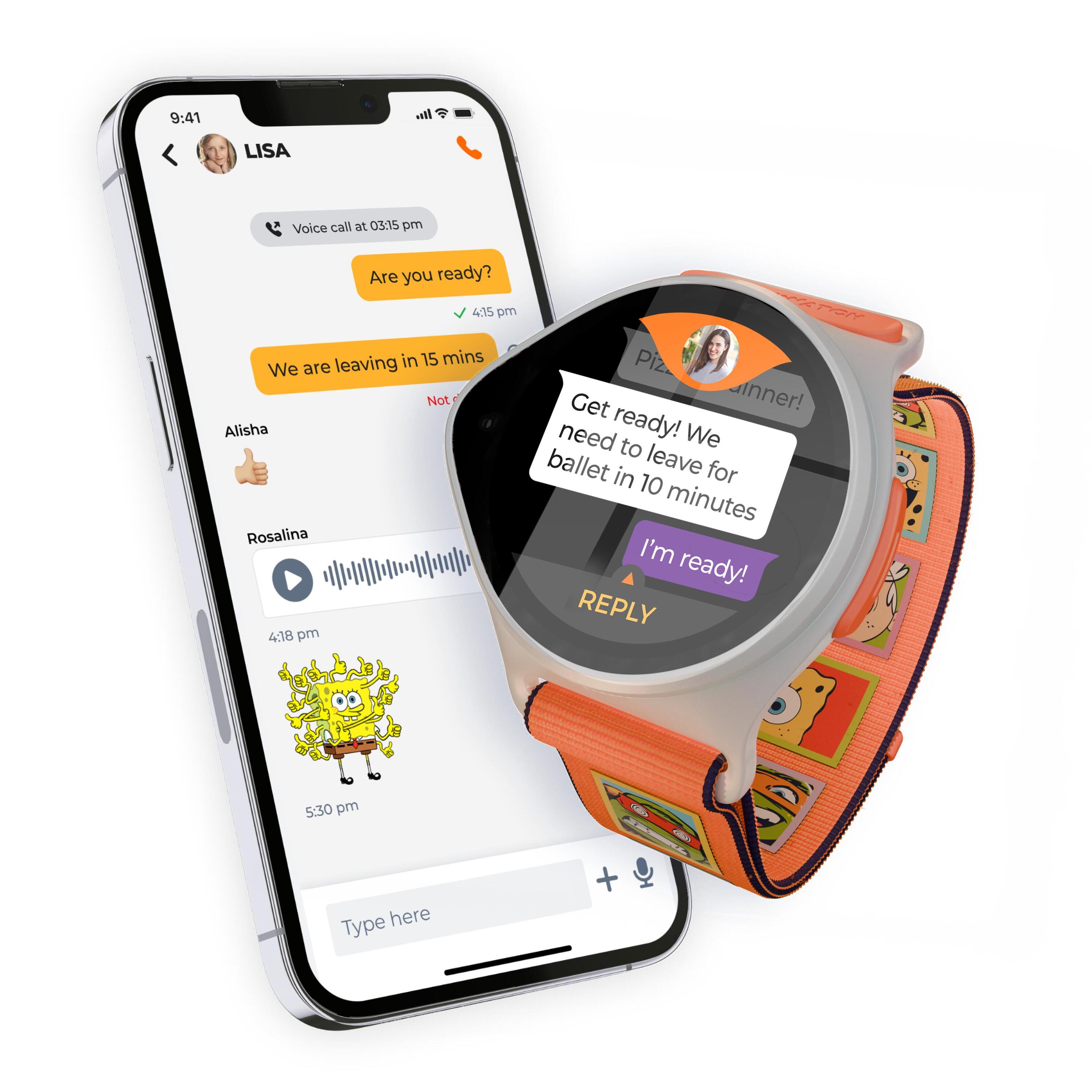 Rellotge Intel·ligent GPS Nickwatch Nens 2/4