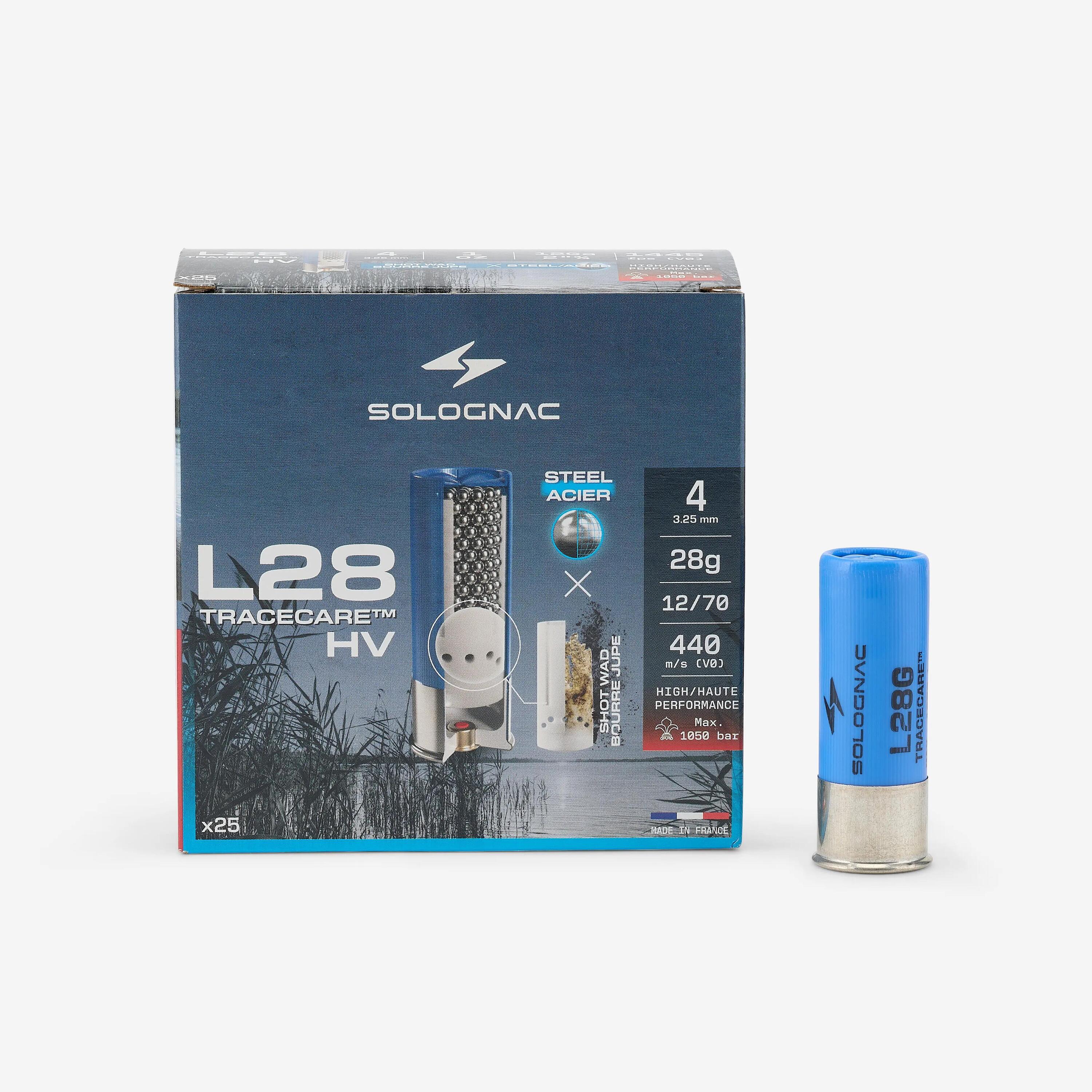 Cartouche l100 28g iw acier haute vitesse n°4 x25 2/6