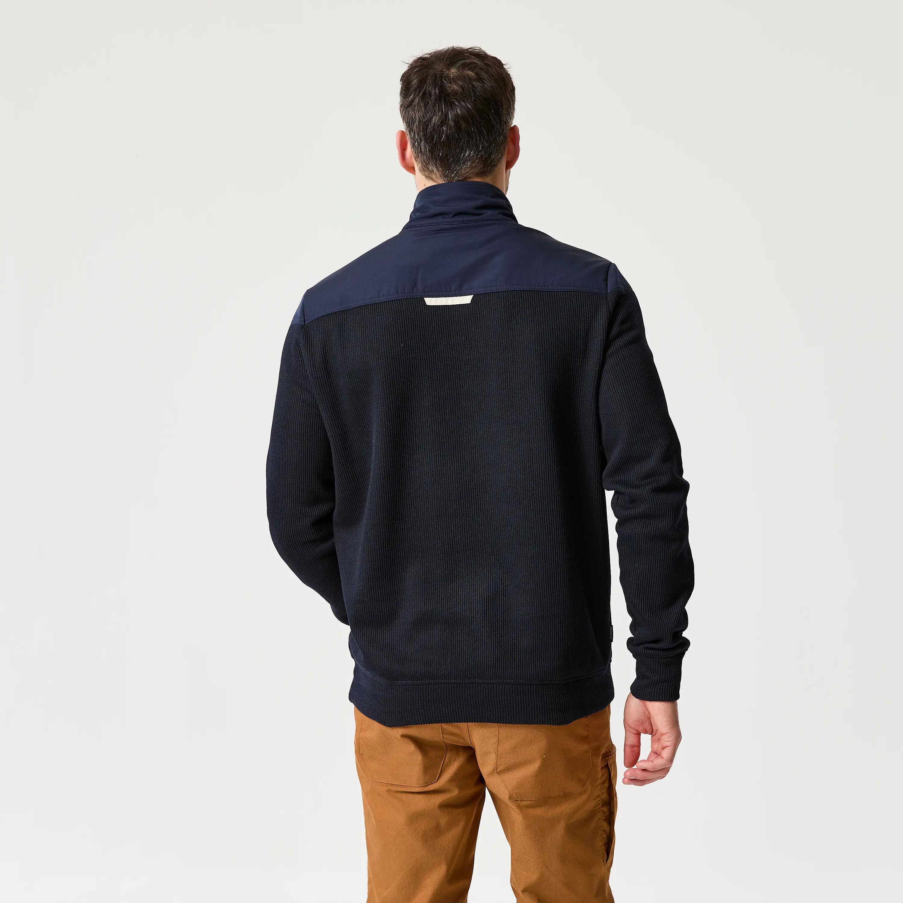 Pull marin de voile homme, 100 bleu marine 2/7
