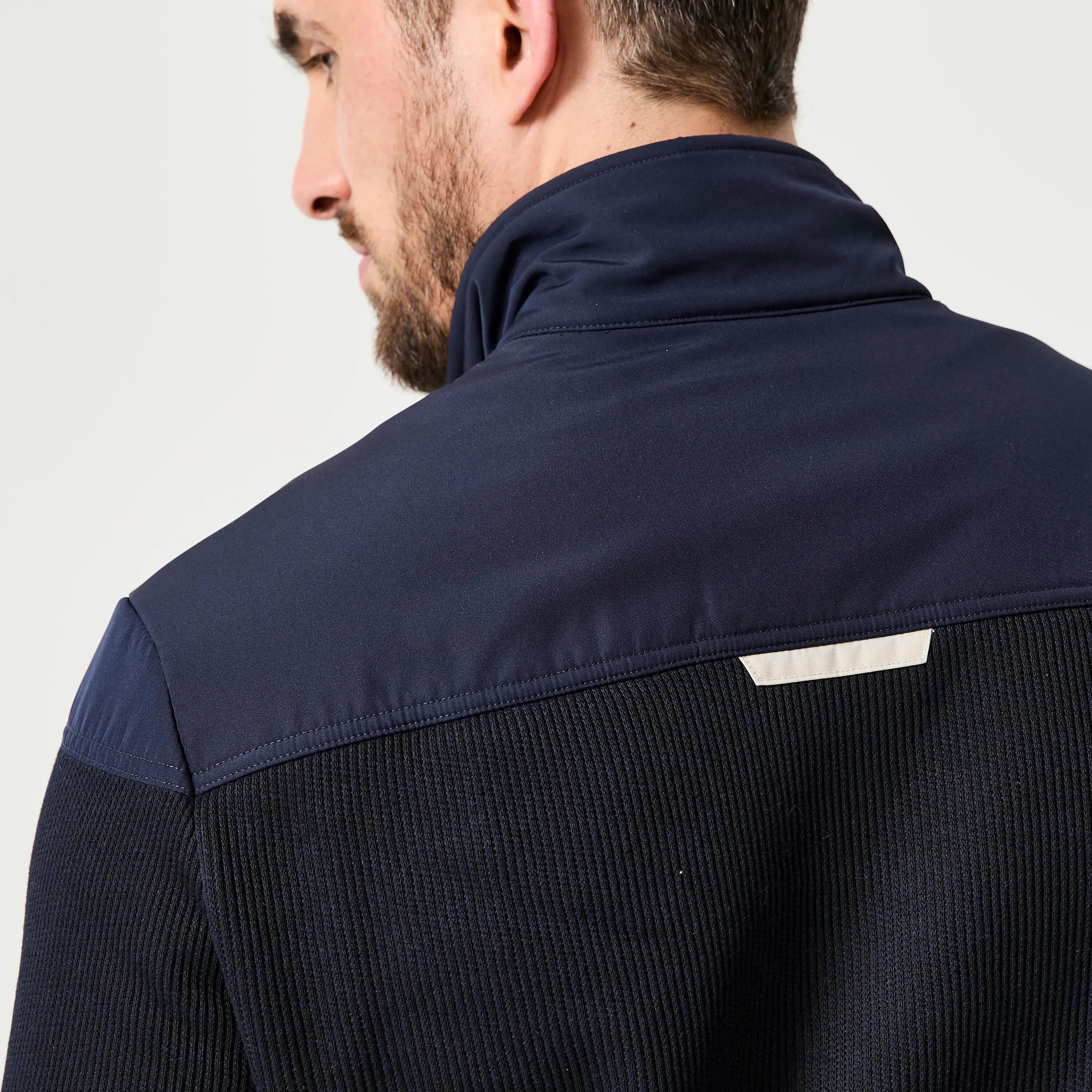 Pull marin de voile homme, 100 bleu marine 3/7