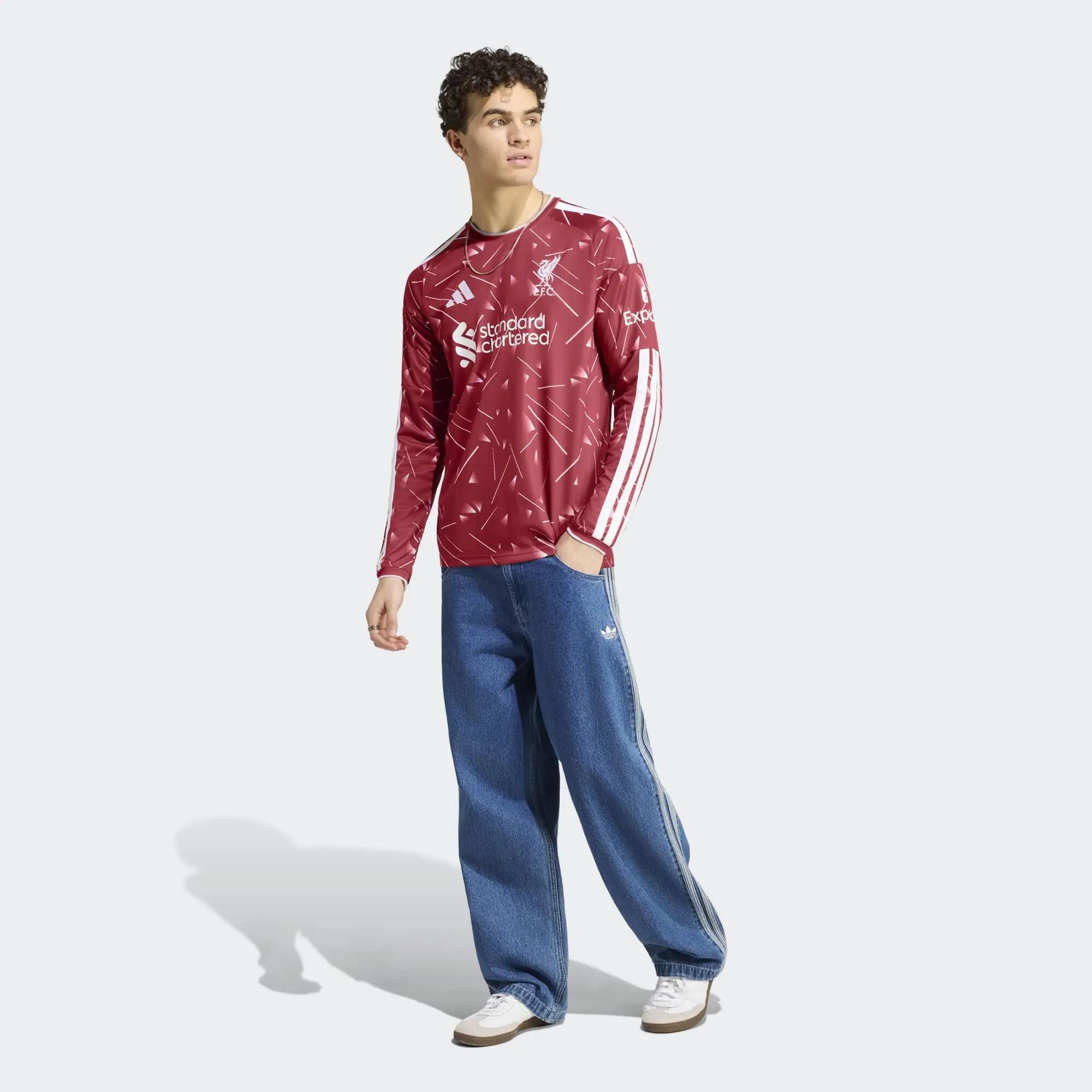 Adult long sleeve home shirt – Liverpool FC 26/27 season red 7/8