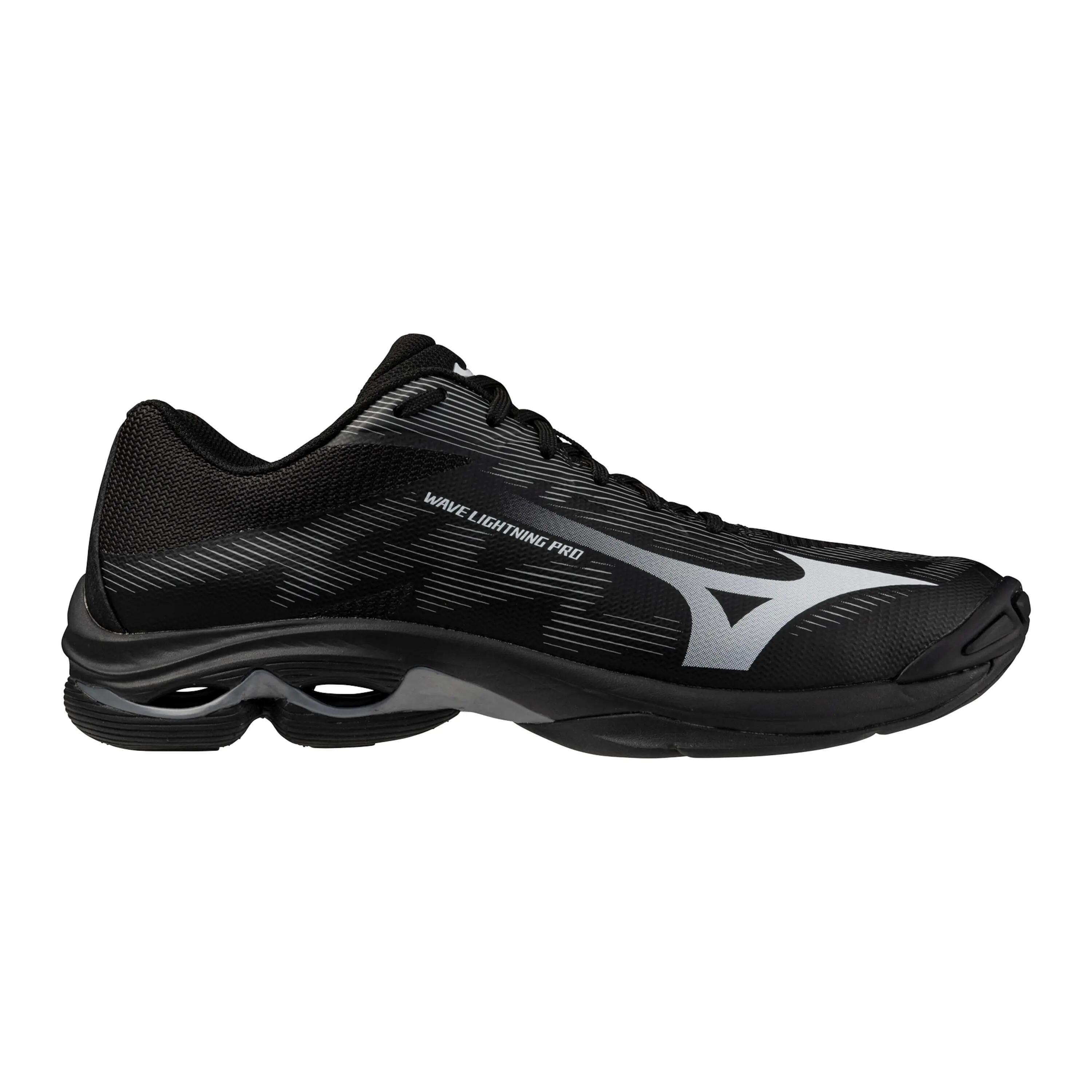 Buty do siatkówki męskie WAVE LIGHTNING PRO / Black/White/Ultimate Gray 6/6