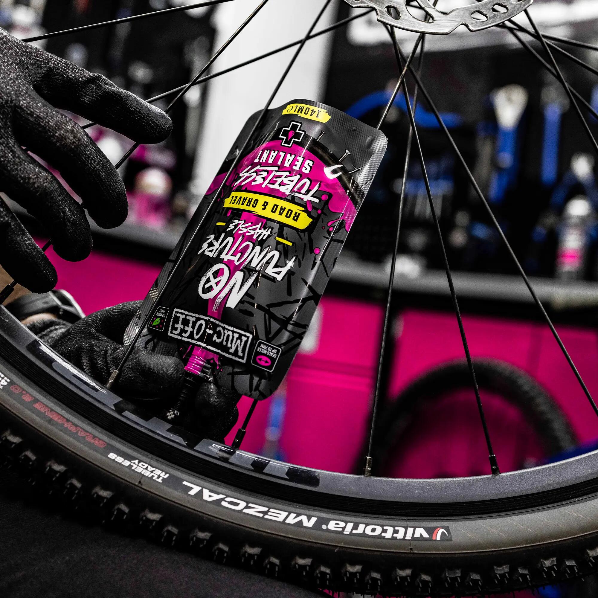 Liquide préventif vélo route et gravel tubeless 140 ml 2/2