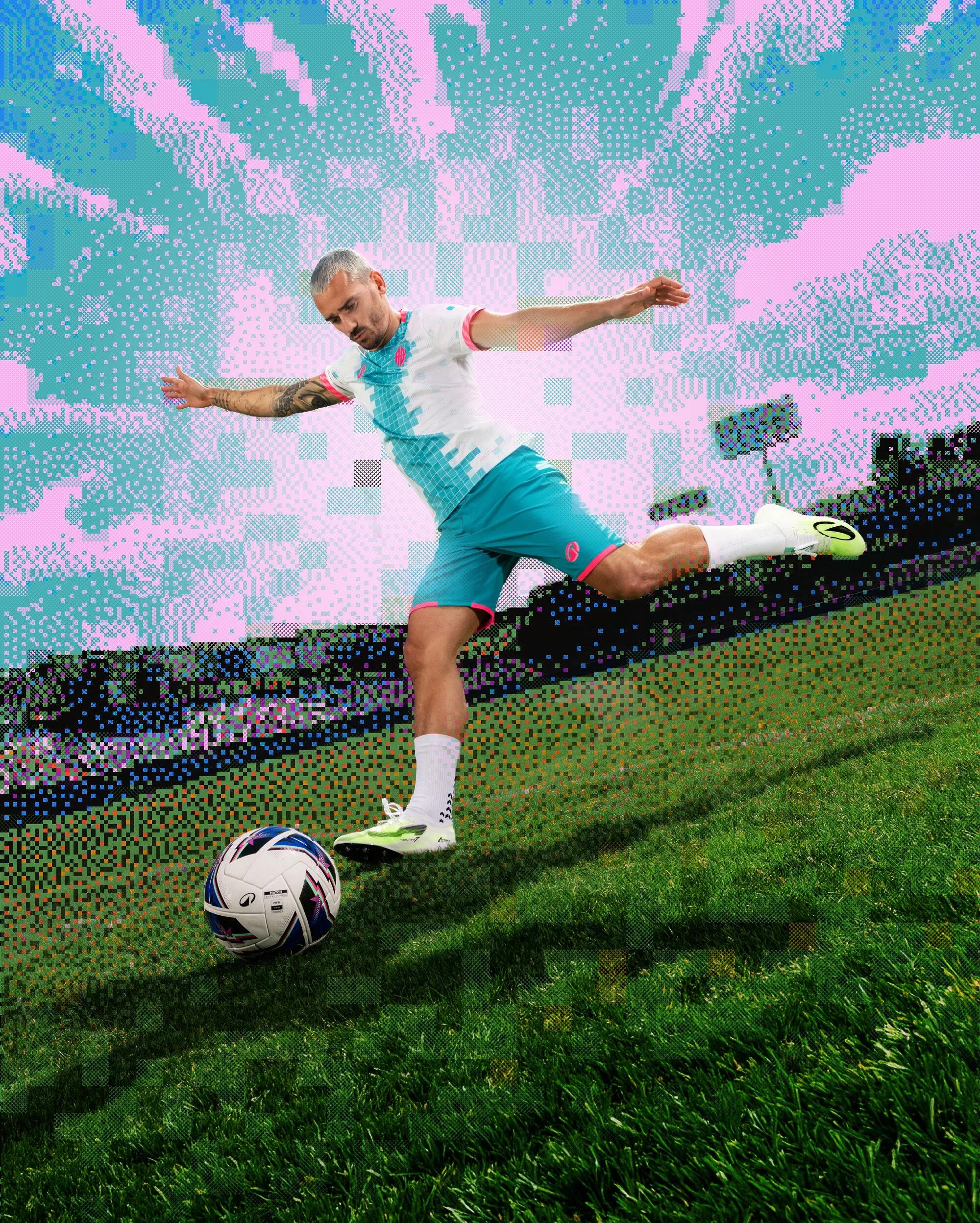 Adult Football Shorts Viralto II Limited Edition Antoine Griezmann - Turquoise -  3