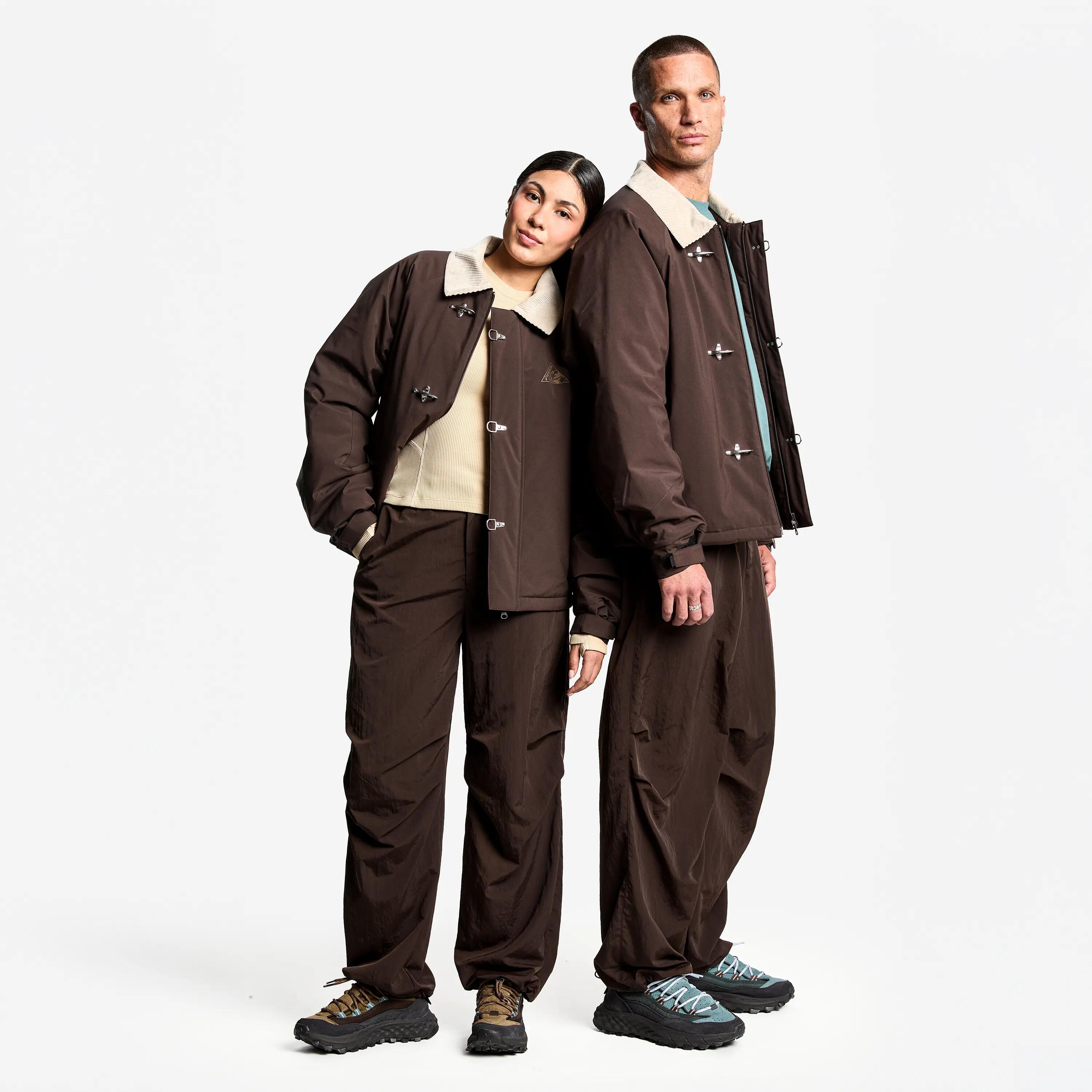 Layers-broek uniseks bruin 2/8