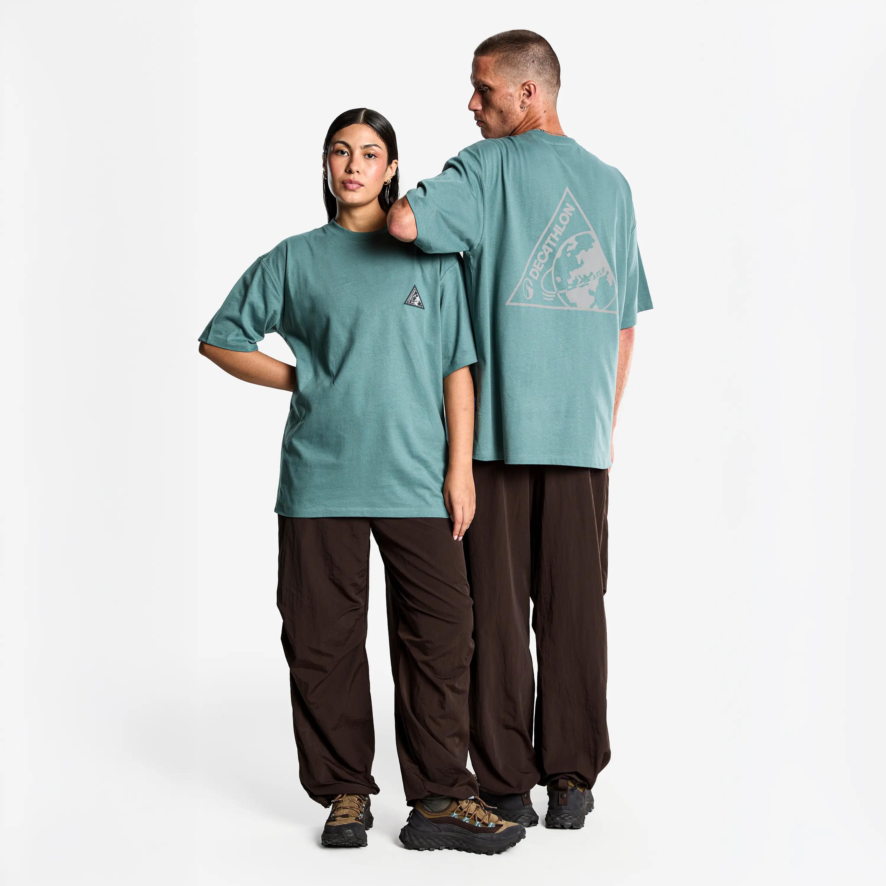 T-shirt Layers uniseks groen 2/7