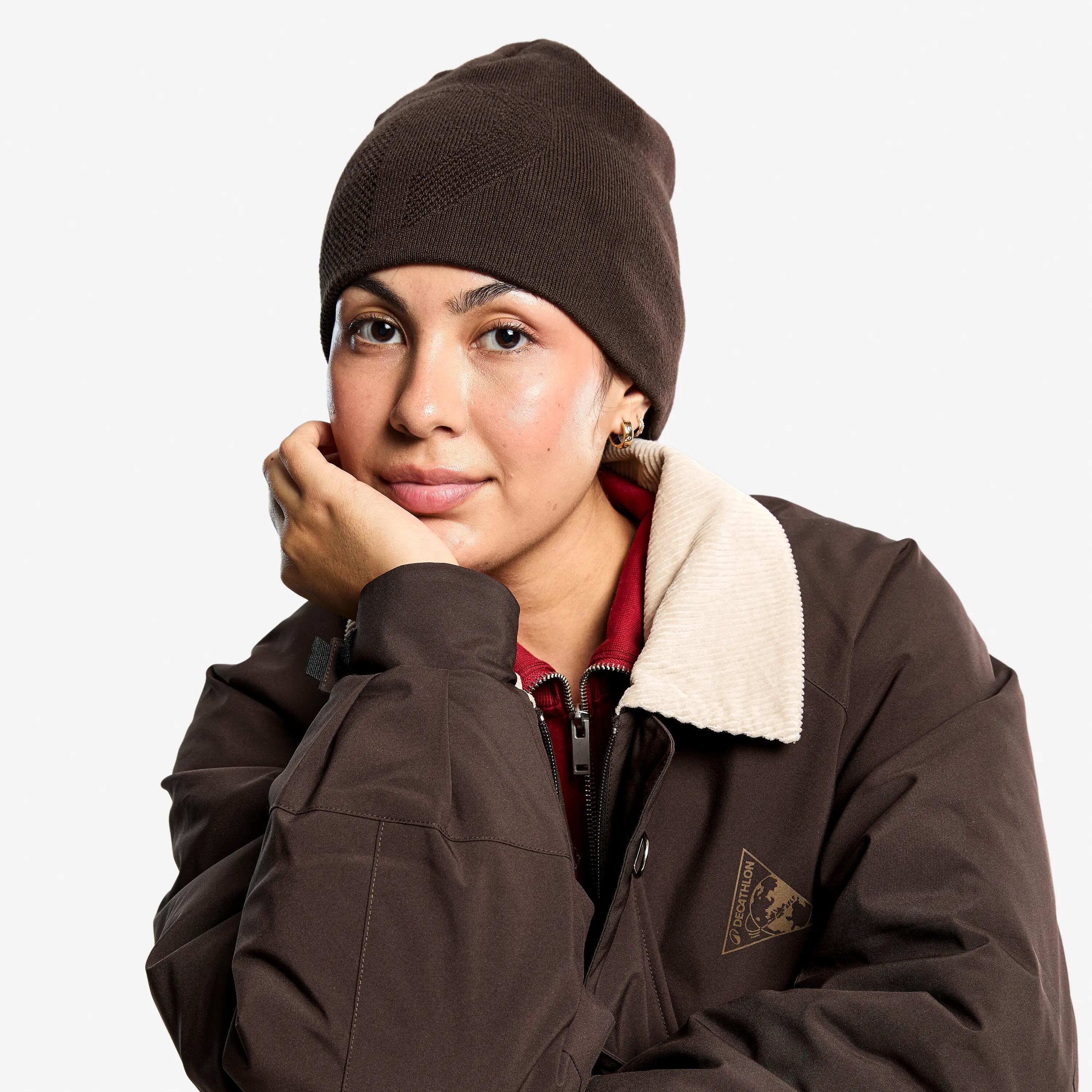 Bonnet graphique, Layers, marron 2/6