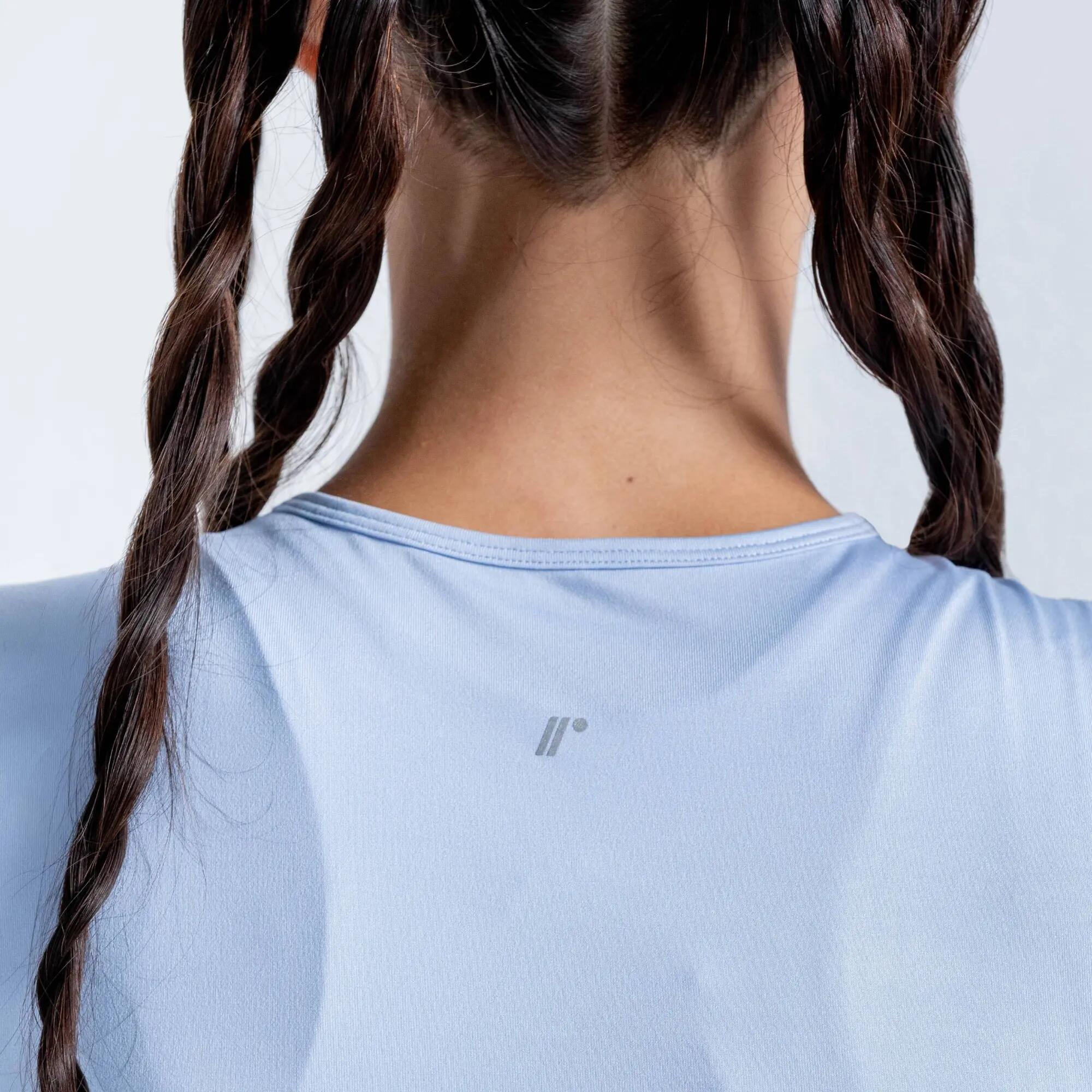 Crop Top Chill deportivo para Mujer Racketball - Azul 5/6