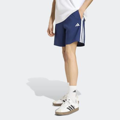 Pantaloncini uomo palestra regular fit traspiranti blu