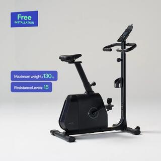 Exercise Bike with Motorised Resistance EB520 B, with Decathlon Warranty