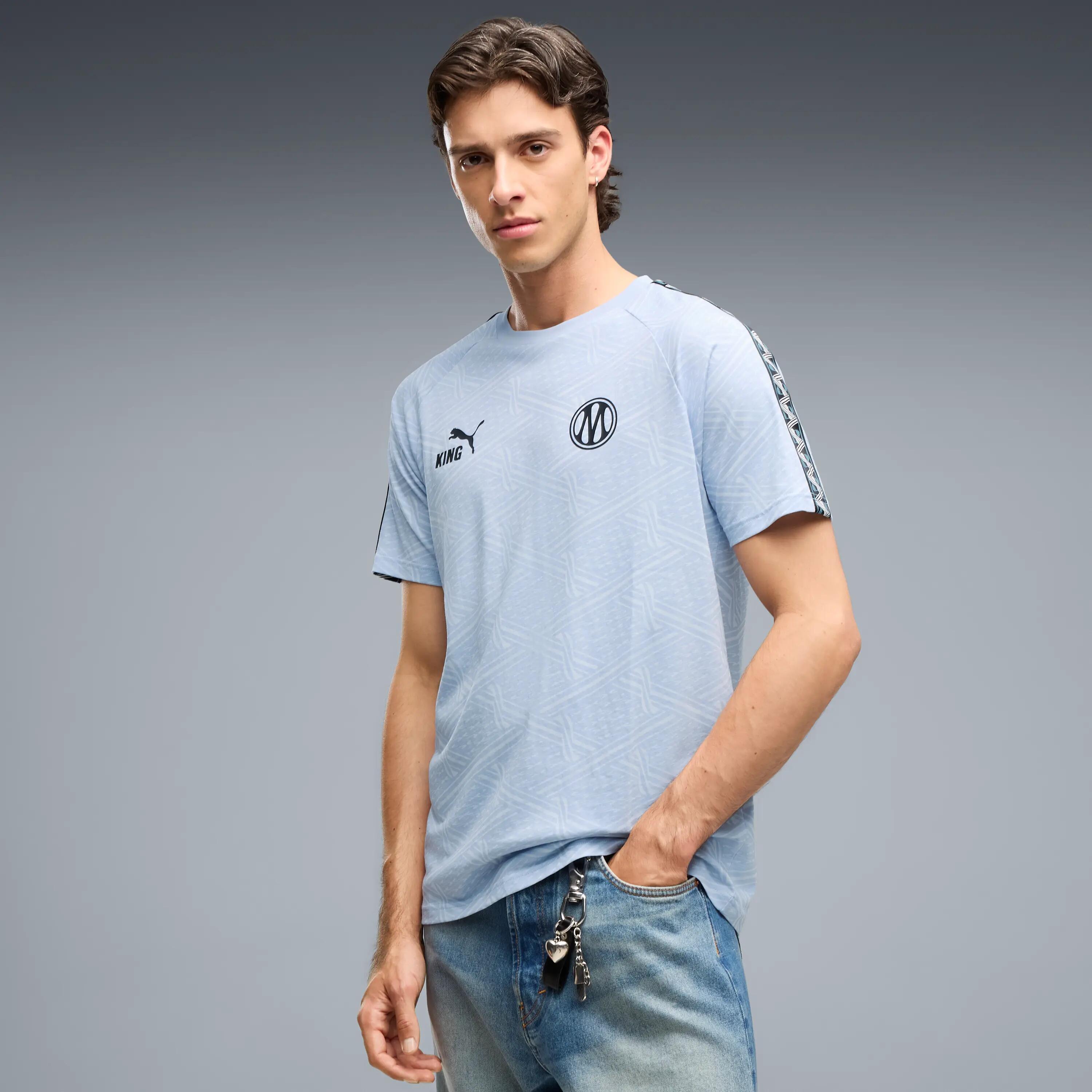T-shirt king bleu Olympique de Marseille Héritage Football OM Adulte 3/5