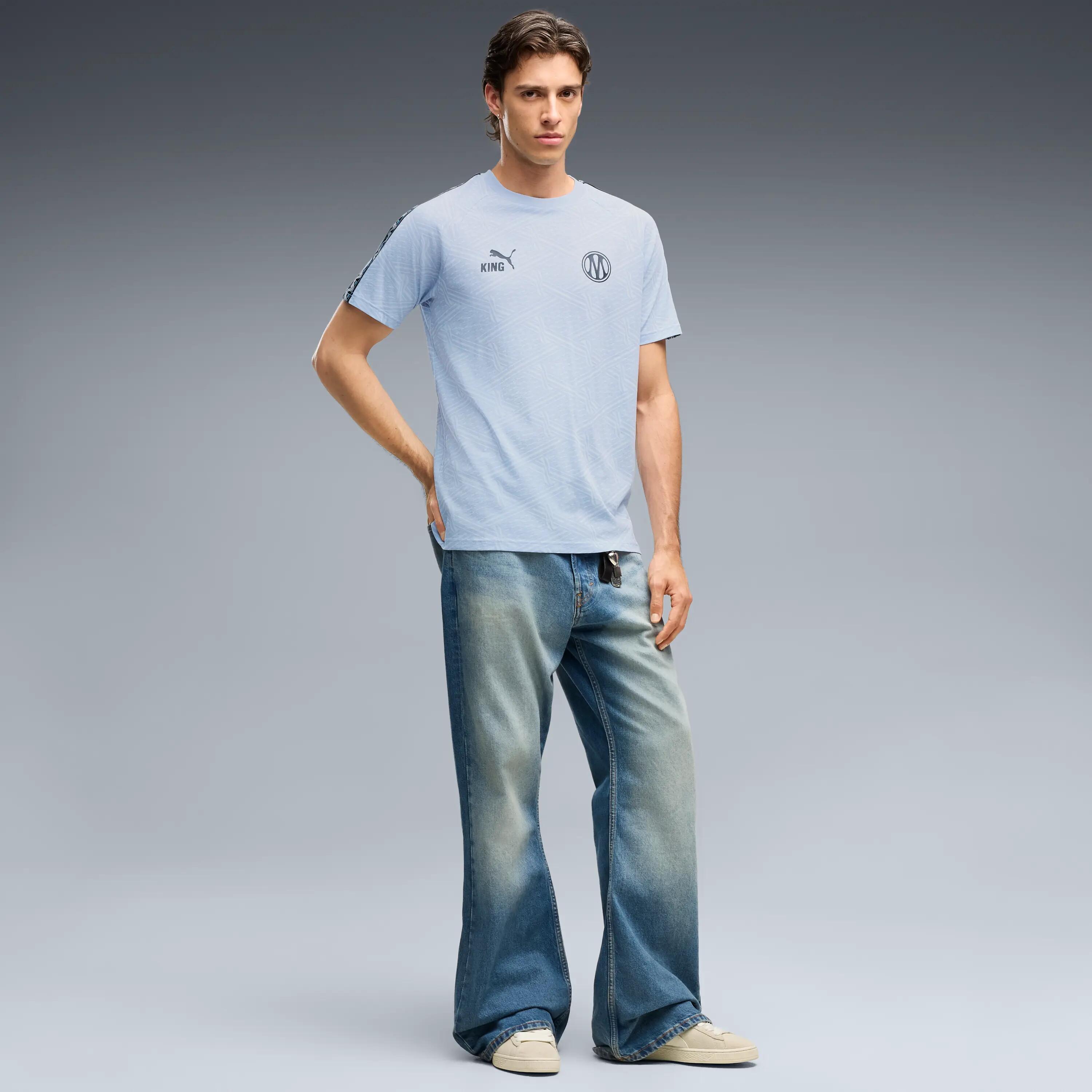 T-shirt king bleu Olympique de Marseille Héritage Football OM Adulte 4/5