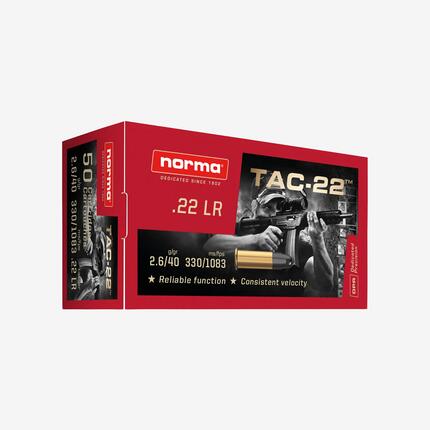 Balle 22 Long Rifle TAC x50