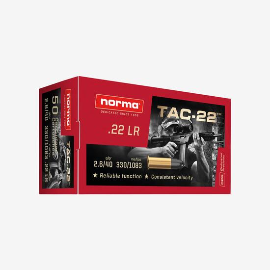 Balle 22 Long Rifle TAC x50