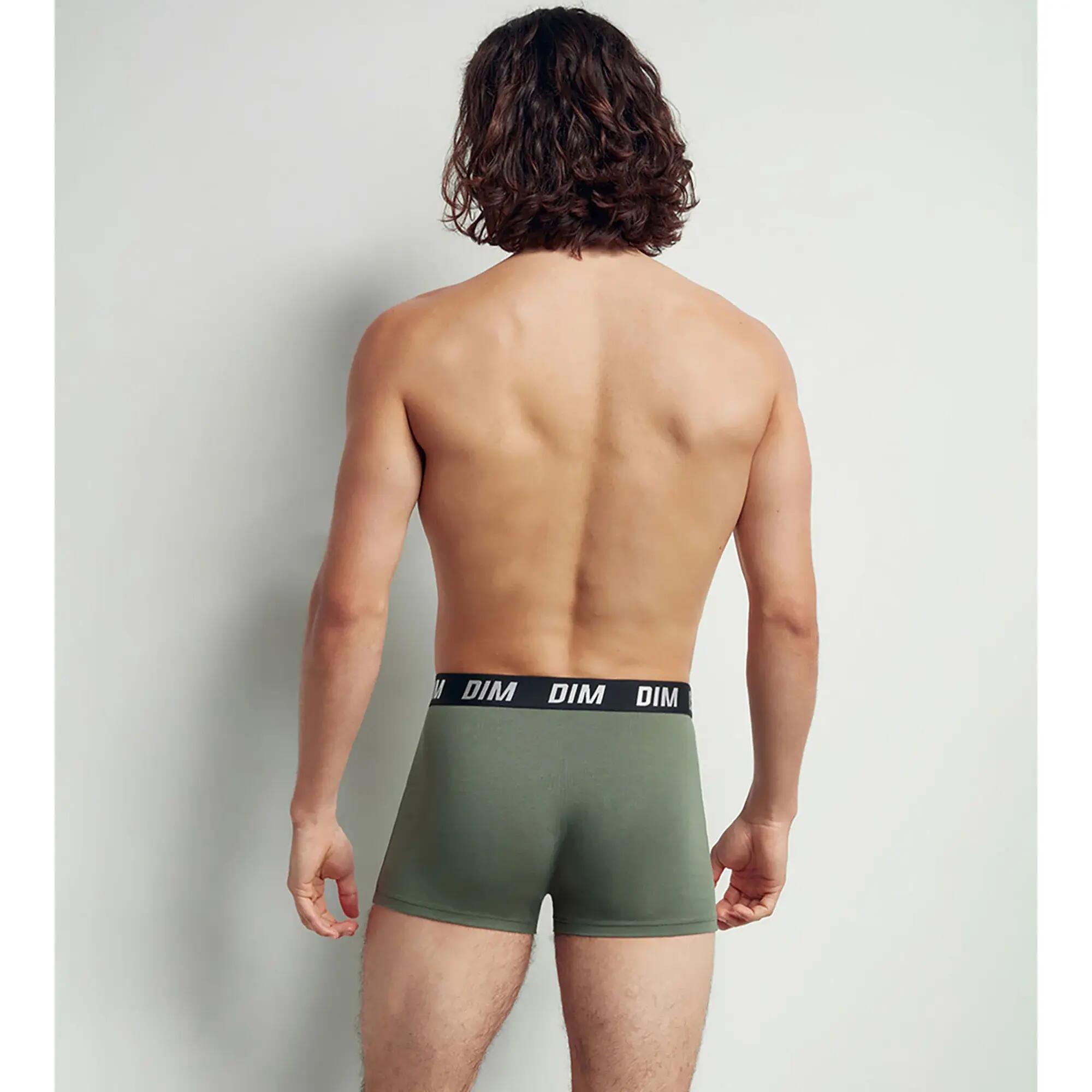 LOT DE 3 BOXERS REGUL ACTIV NOIR OLIVE TAUPE 3/5