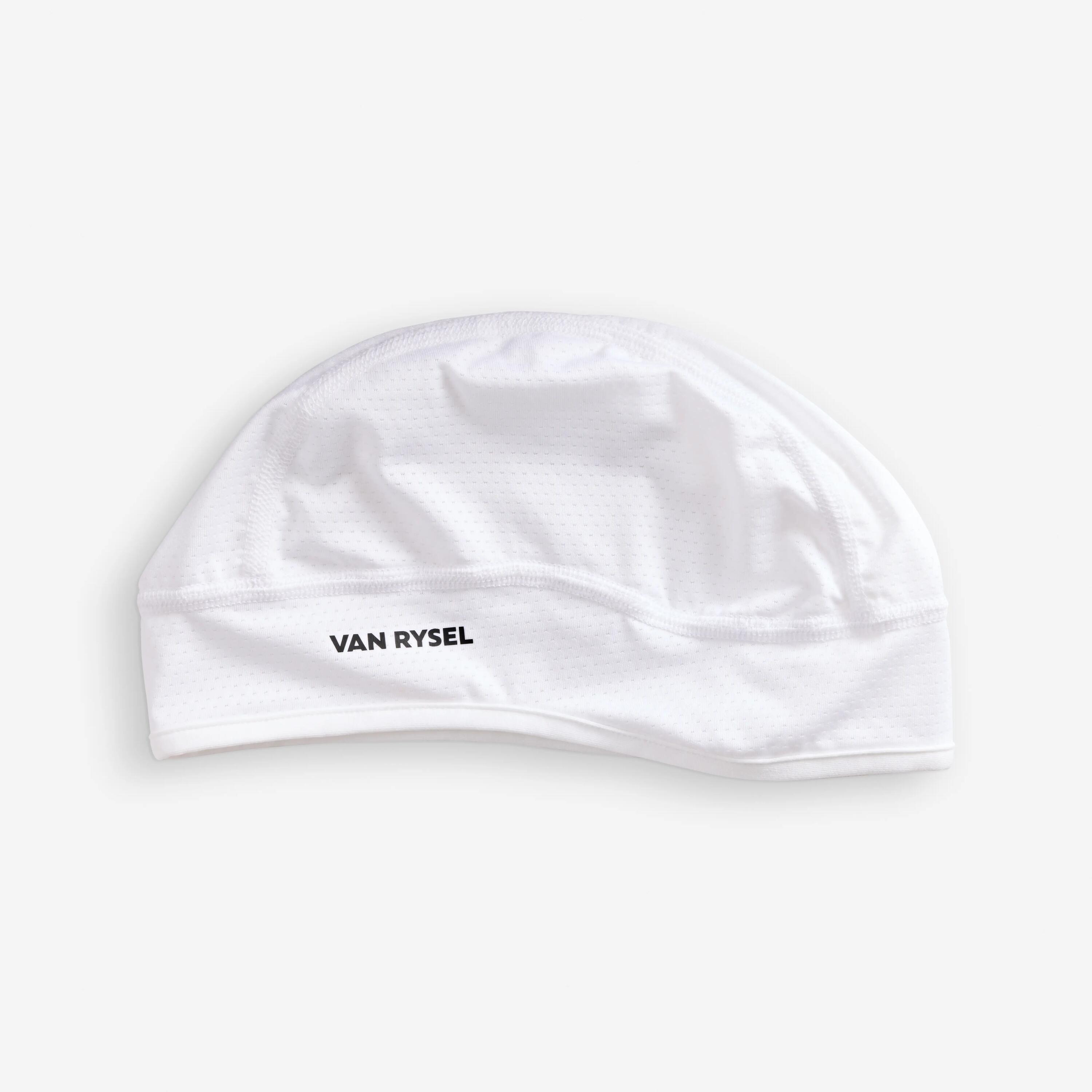 Gorro Casco Ciclismo 500 Aquafreeze Blanco 3/3