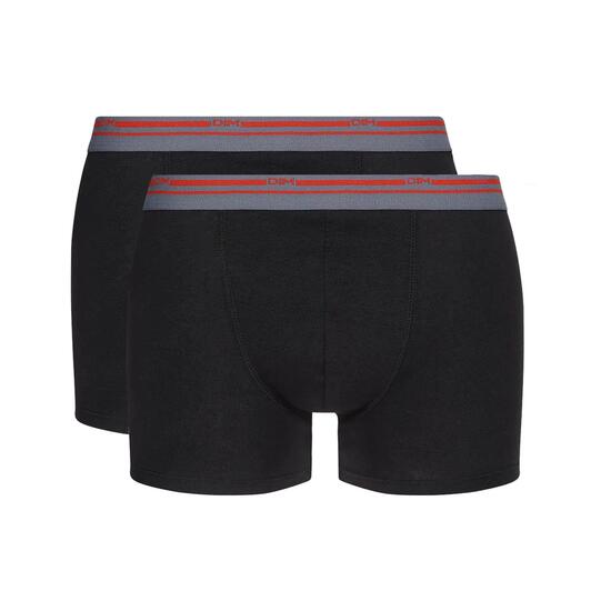 LOT DE 2 BOXERS CLASSIC COLORS NOIR