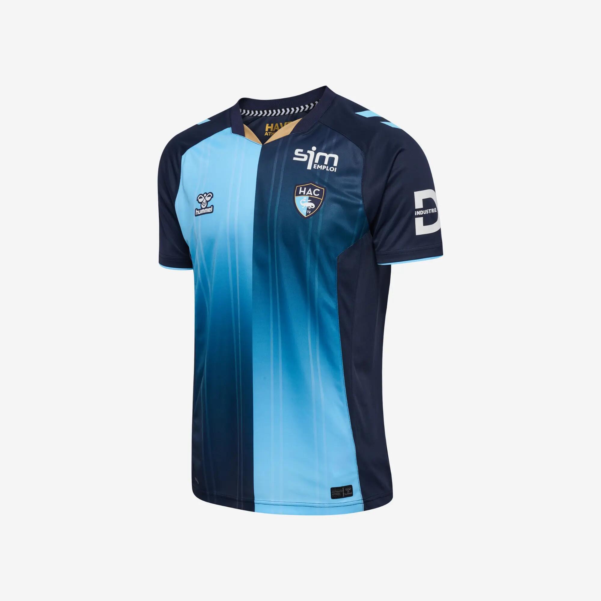 Maillot domicile Havre athlétique Club HAC Adulte saison 2026/27 hummel 3/7
