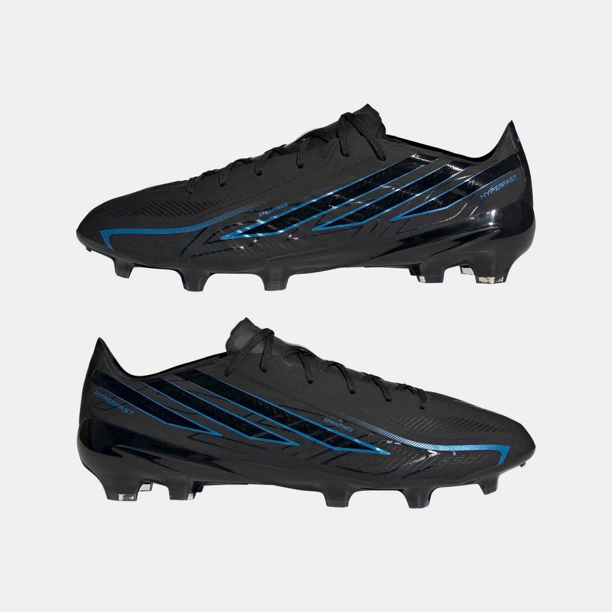 Voetbalschoenen F50 Pro FG zwart/blauw 9/16