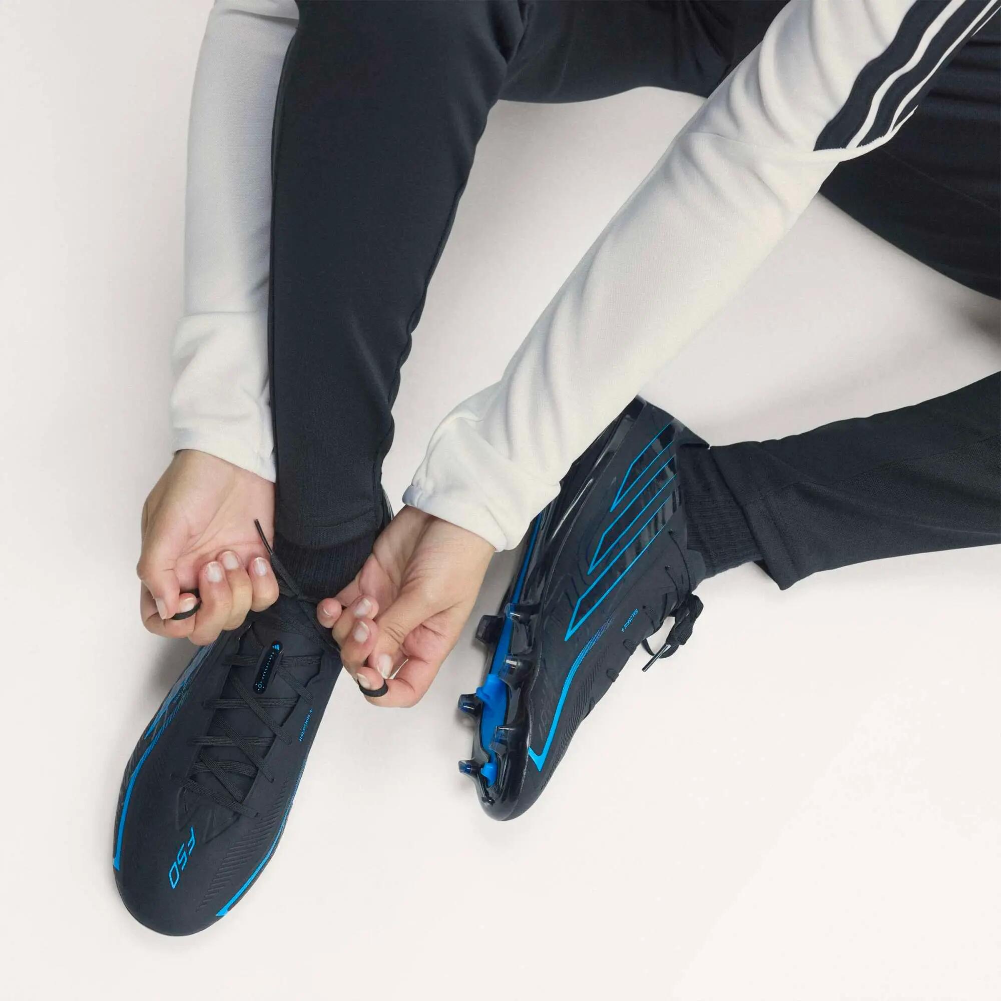 Voetbalschoenen F50 Pro FG zwart/blauw 15/16