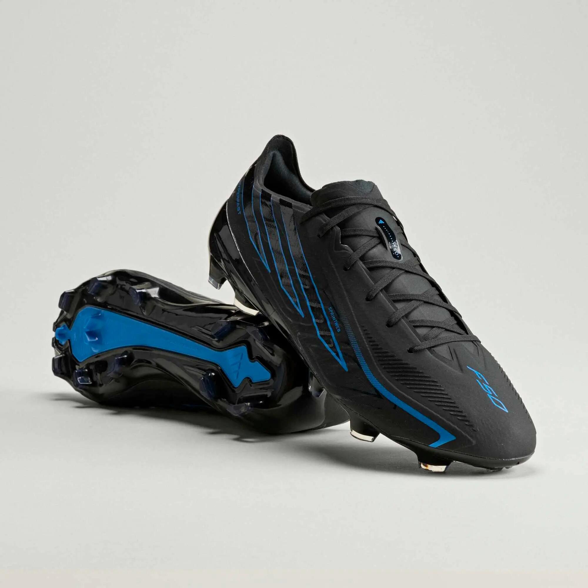 Voetbalschoenen F50 Pro FG zwart/blauw 11/16