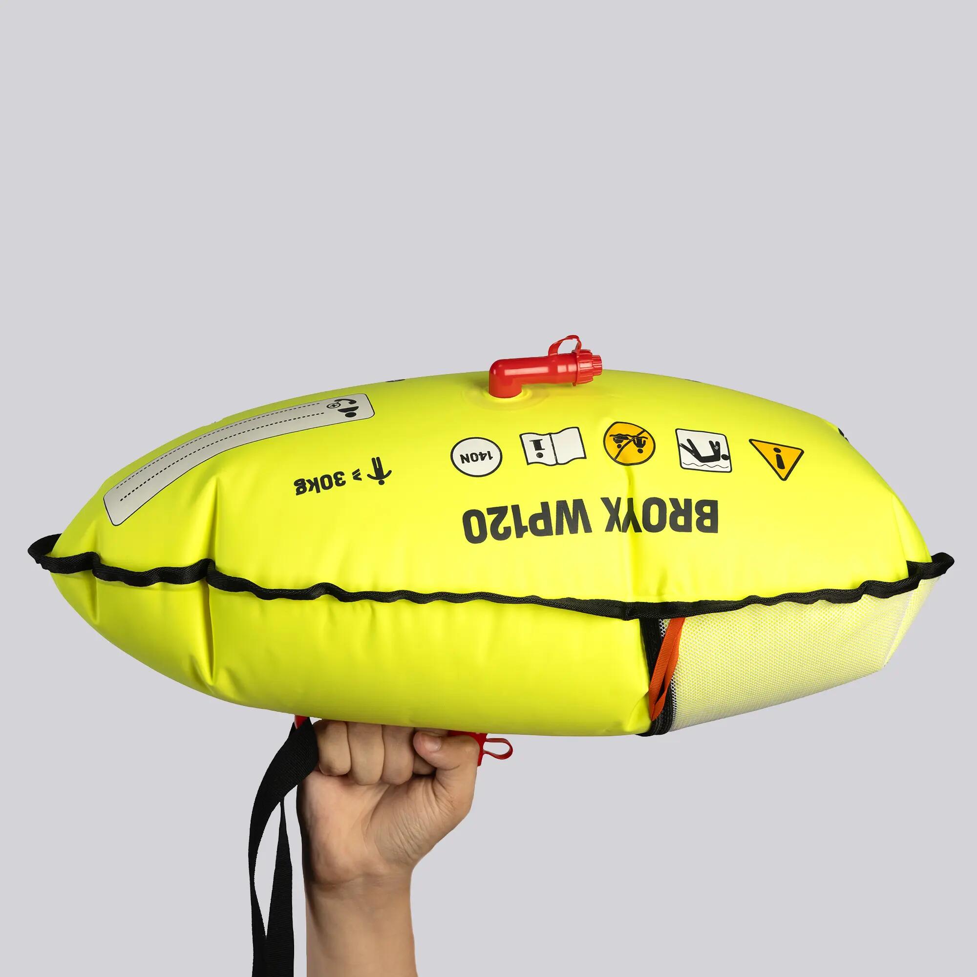 Boja asekuracyjna do pływania BROYX WP120 ŻÓŁTA 8/10