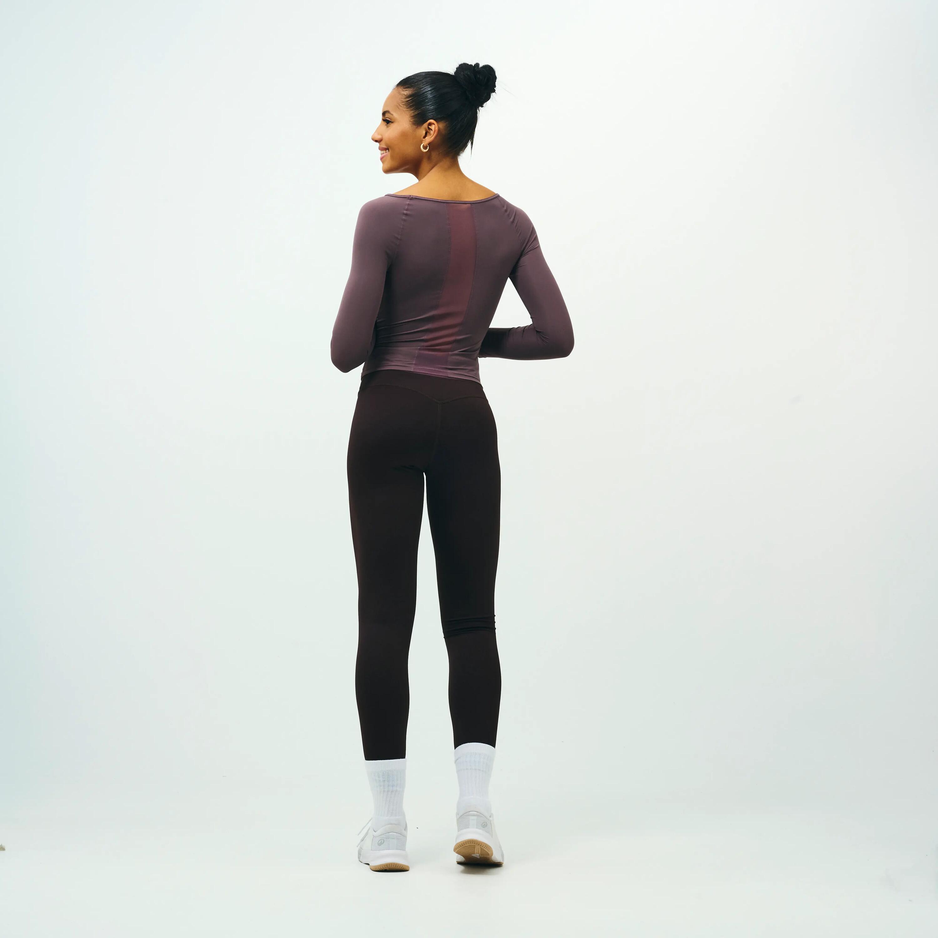 Malles Esportives Powerful Pilates Dona Marró Modeladores 2/8