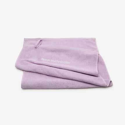 Serviette de fitness en coton 90x50 cm, gris