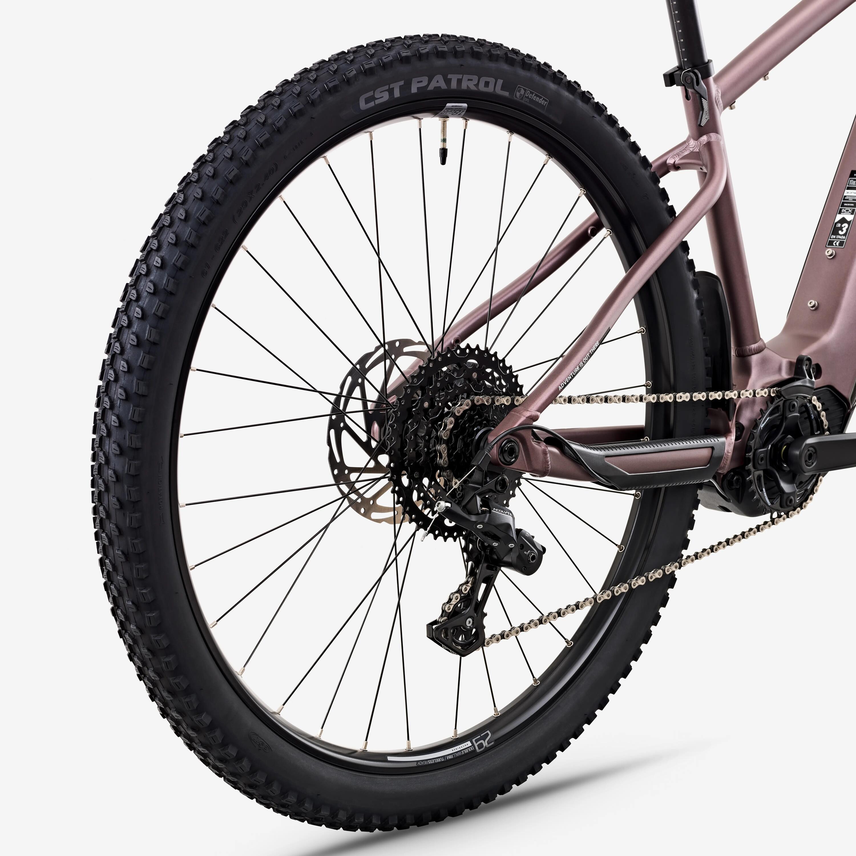 Vélo VTT électrique randonnée semi-rigide 29" Cadre Aluminium, E-EXPL 500 bleu 5/7