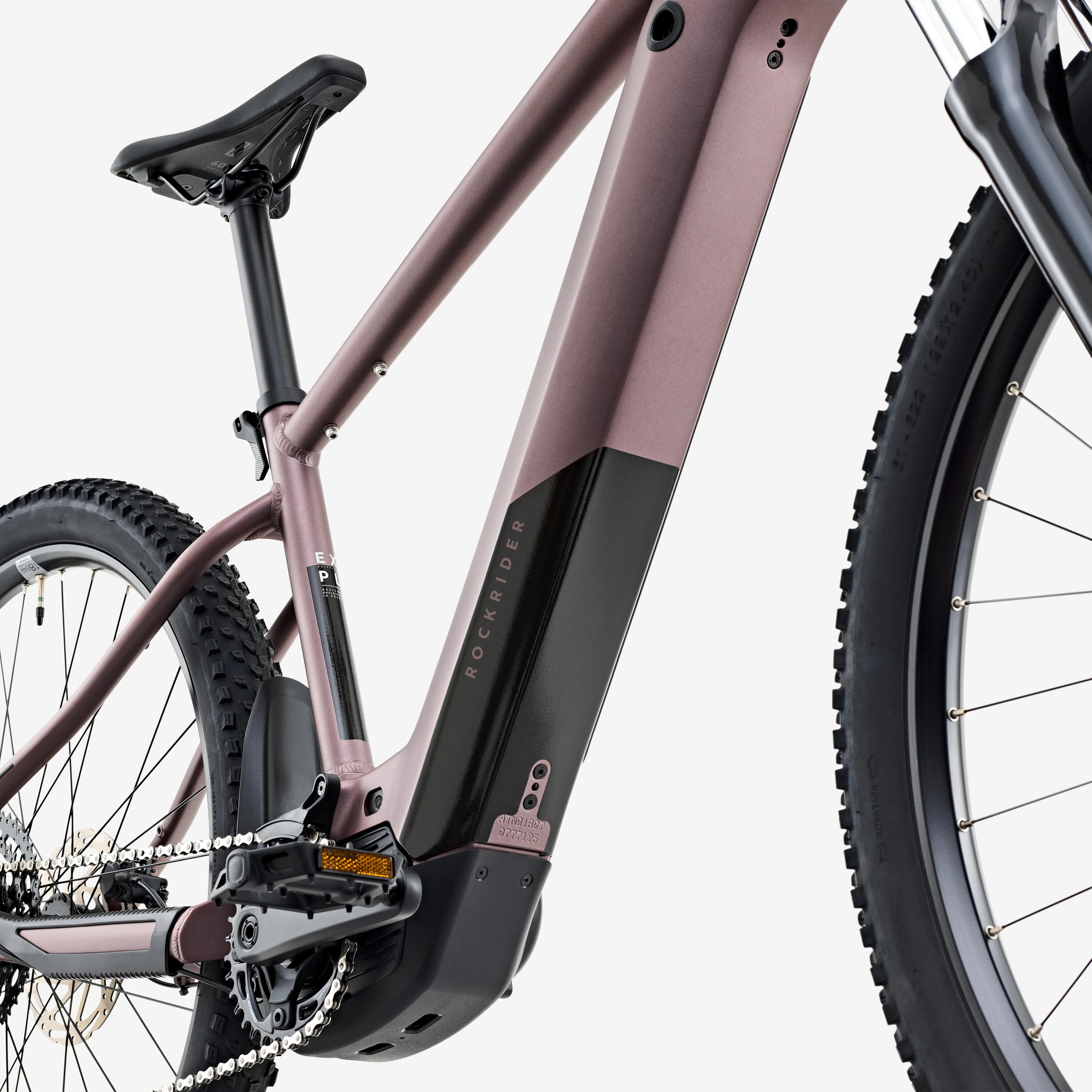 Vélo VTT électrique randonnée semi-rigide 29" Cadre Aluminium, E-EXPL 500 bleu 4/7