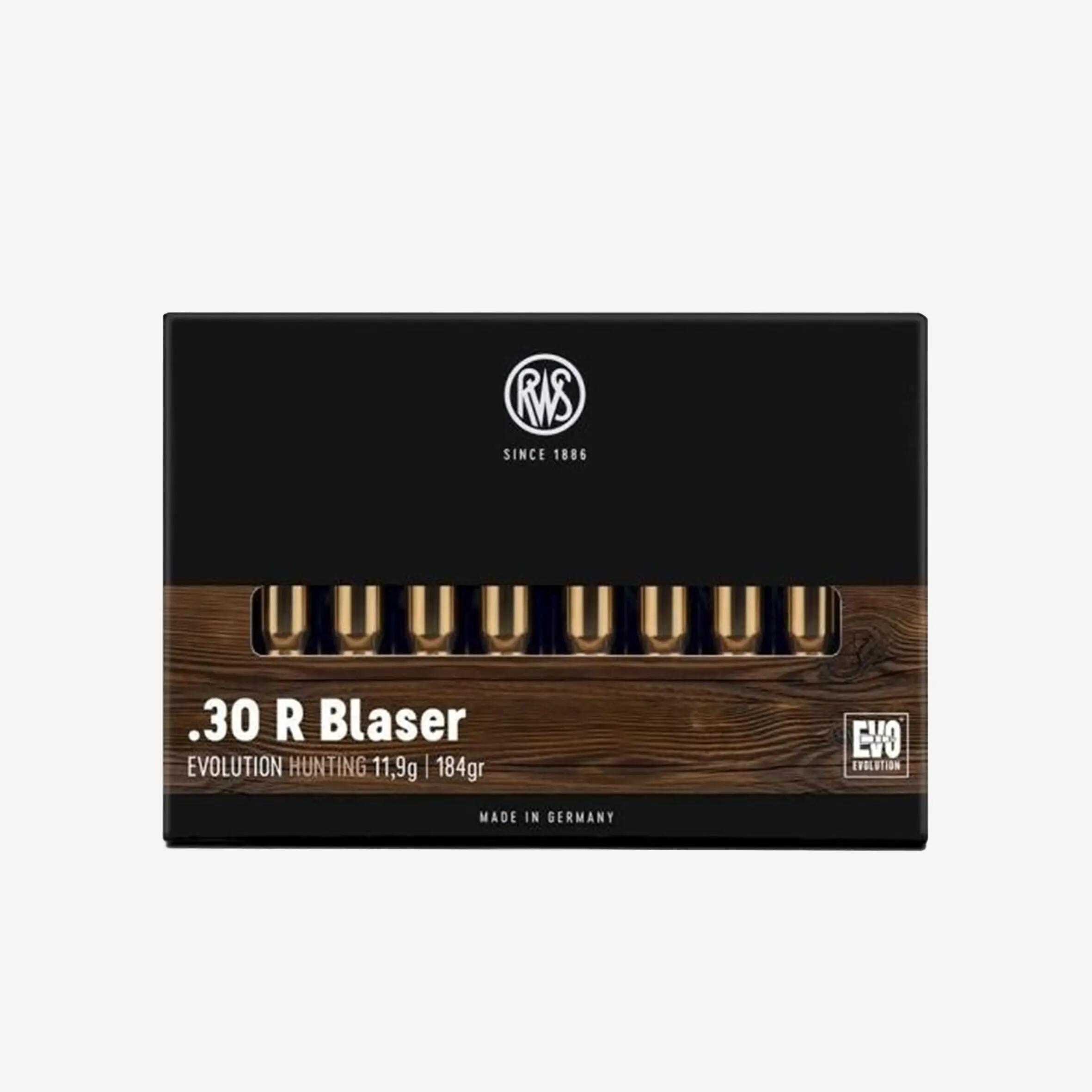 Balle RWS .30 R Blaser EVO 184 grains / 11,9 grammes 1/1