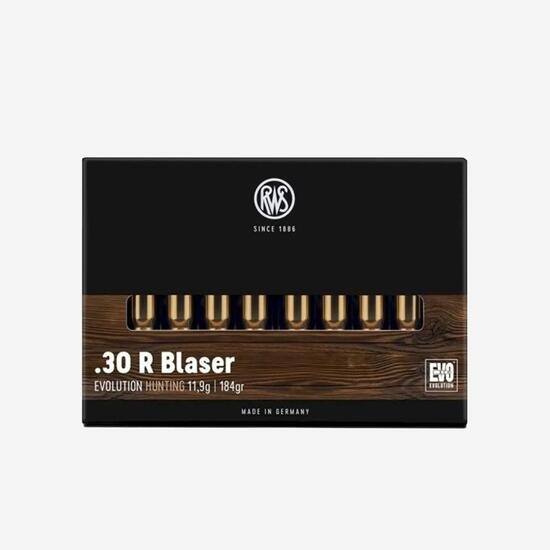 Balle RWS .30 R Blaser EVO 184 grains / 11,9 grammes