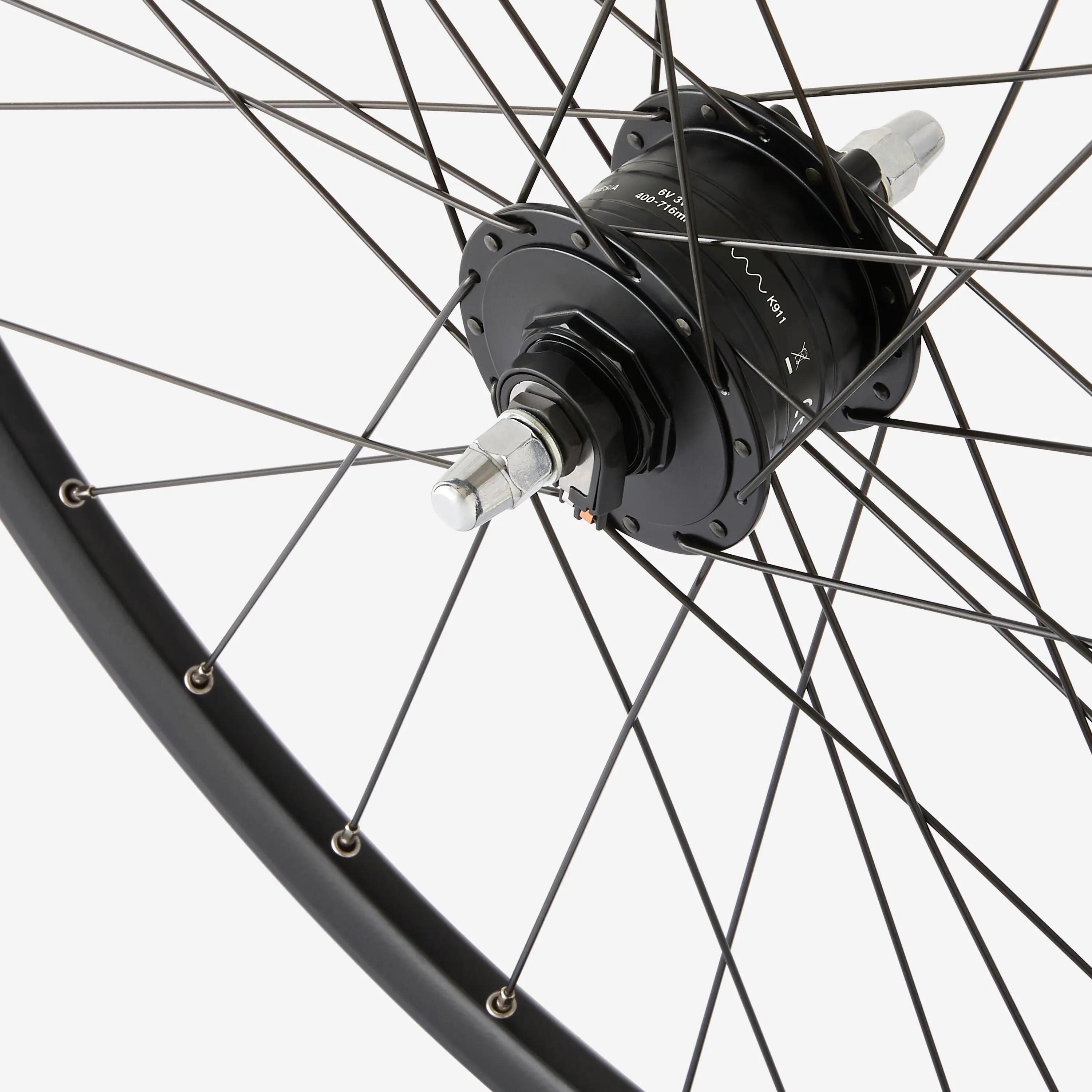 ROUE VILLE AVANT DISQUE MOYEU DYNAMO 2/5