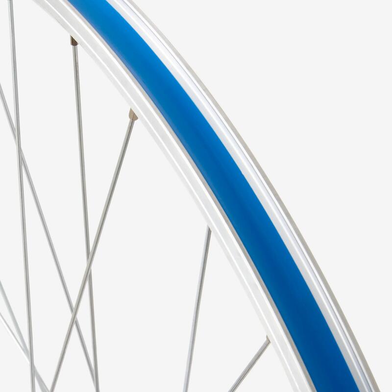 ROATĂ ORAȘ 28"/ SPATE / PERETE DUBLU / PINION / ȘURUBURI / CROMATĂ