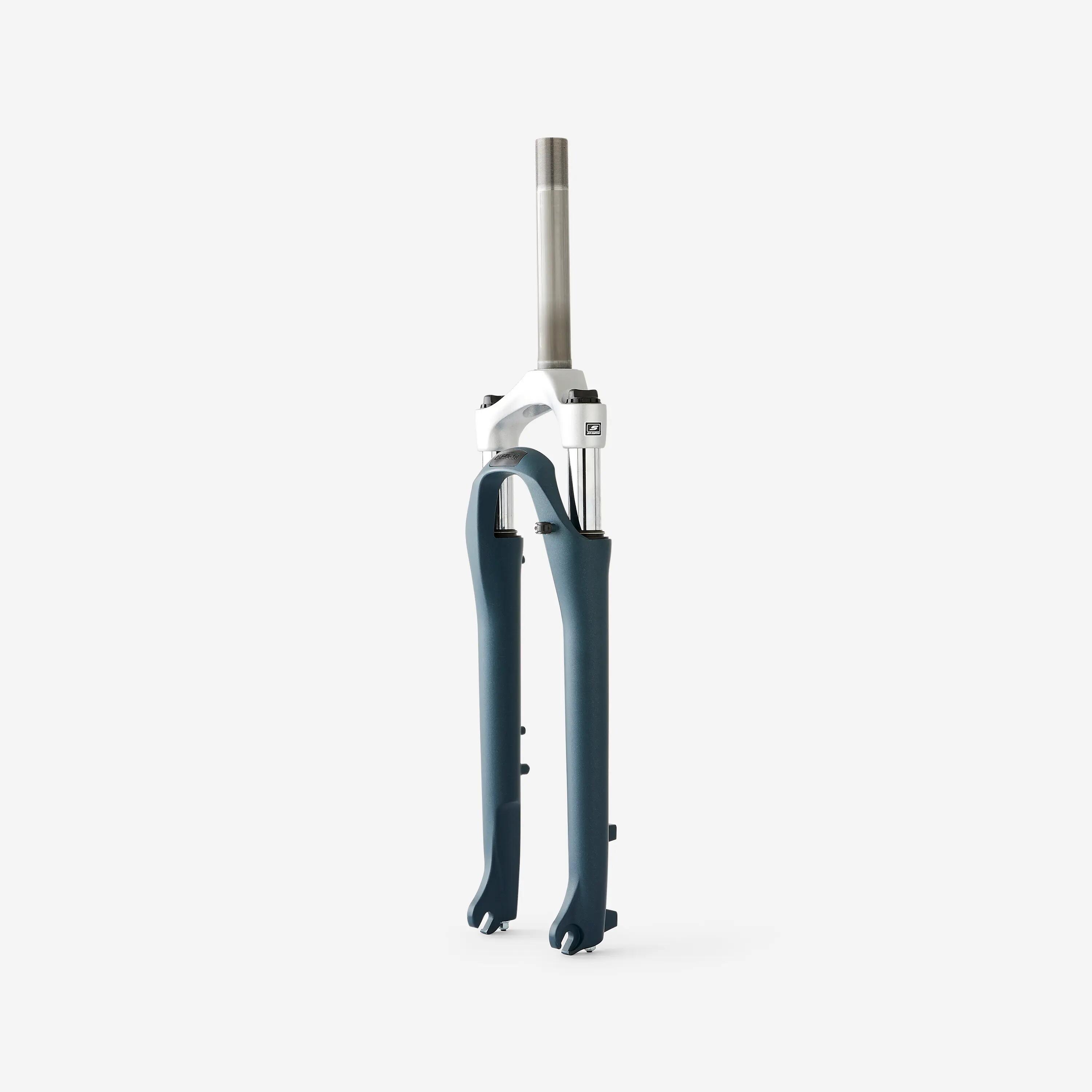 Fourche ville Suntour 63mm 28" 1"1/8 suspendue turquoise