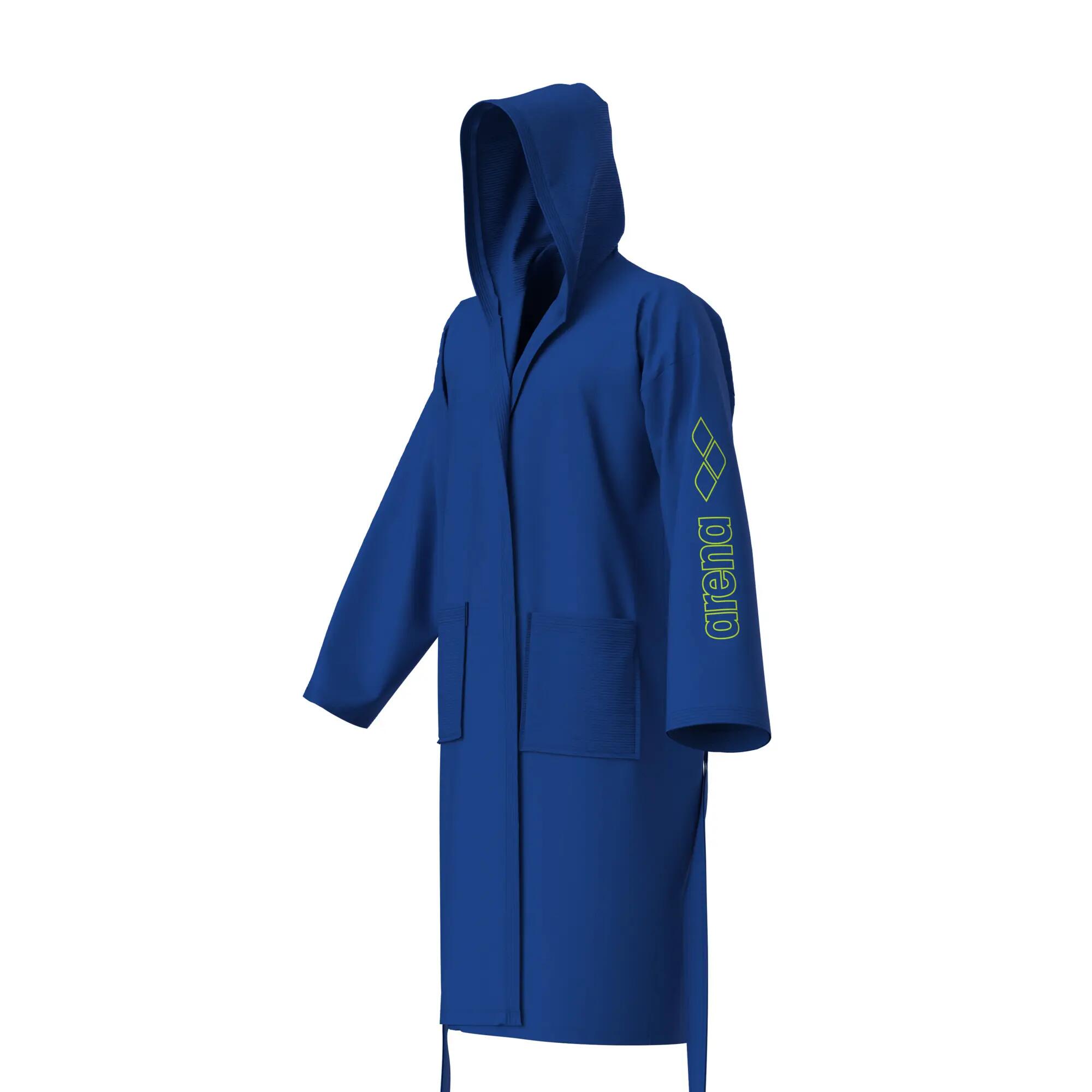 Accappatoio 100% cotone waffle ARENA blu 2/4