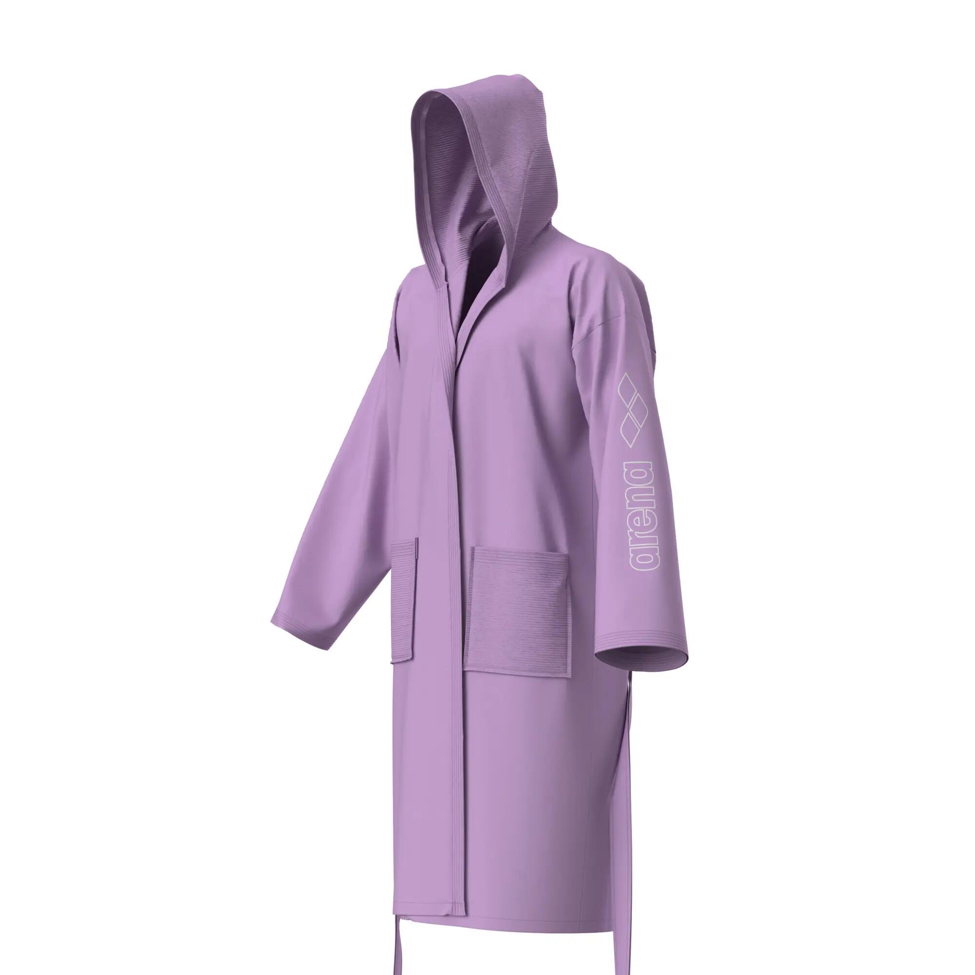 Accappatoio 100% cotone waffle ARENA lilla 2/2