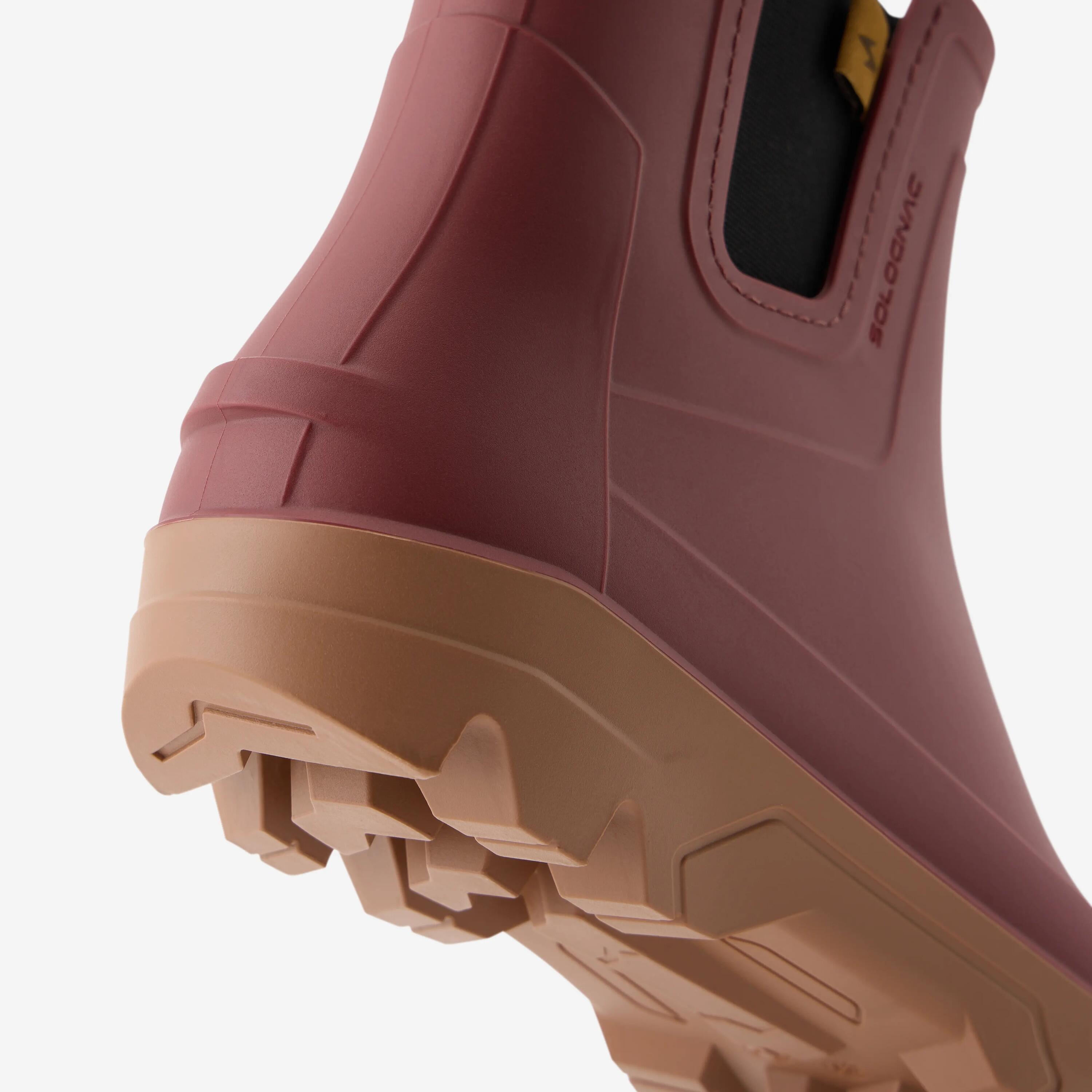 Bottines de pluie PVC Land 100 femme violet 5/5