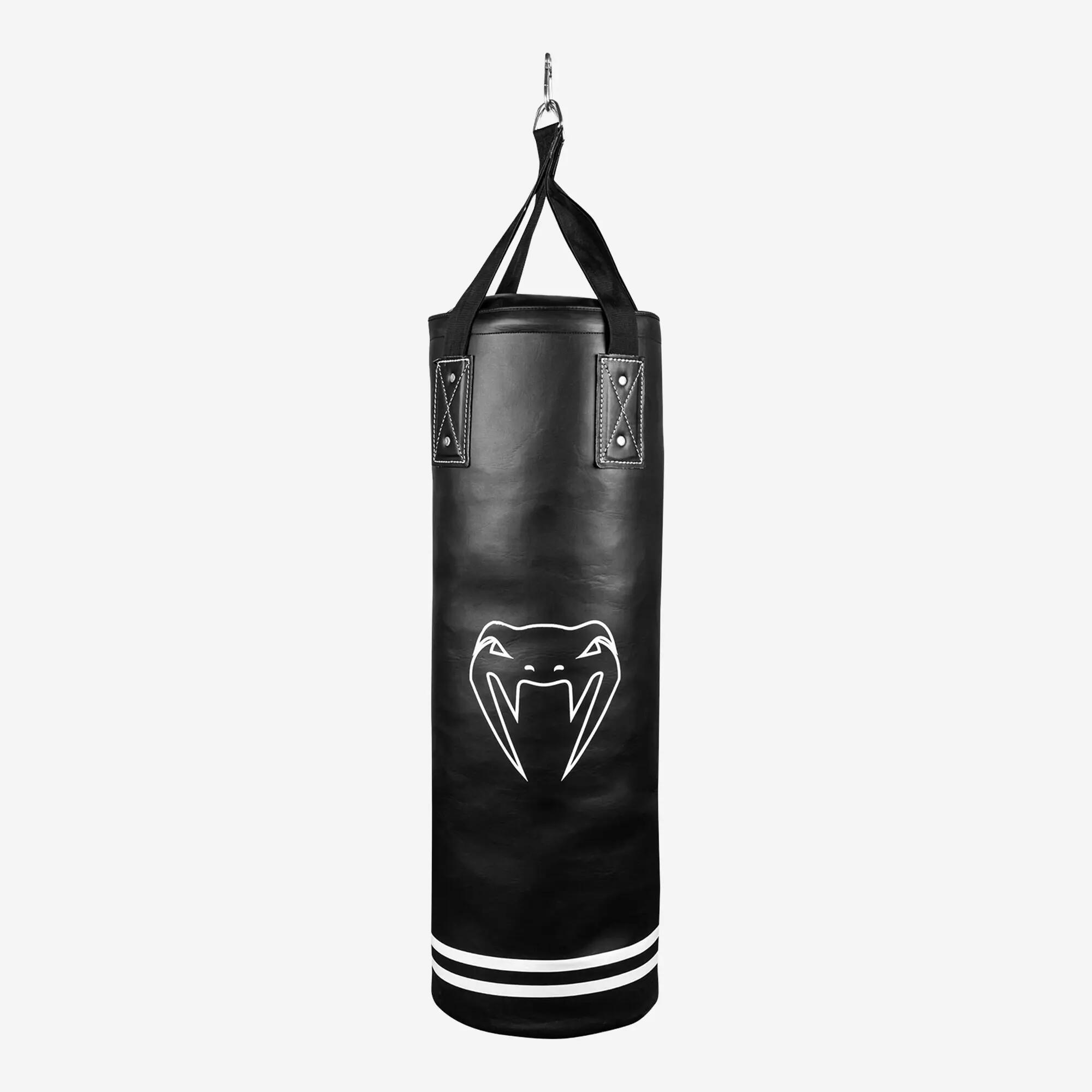 Sac de frappe boxe lourd, Venum Classic, noir blanc 3/4