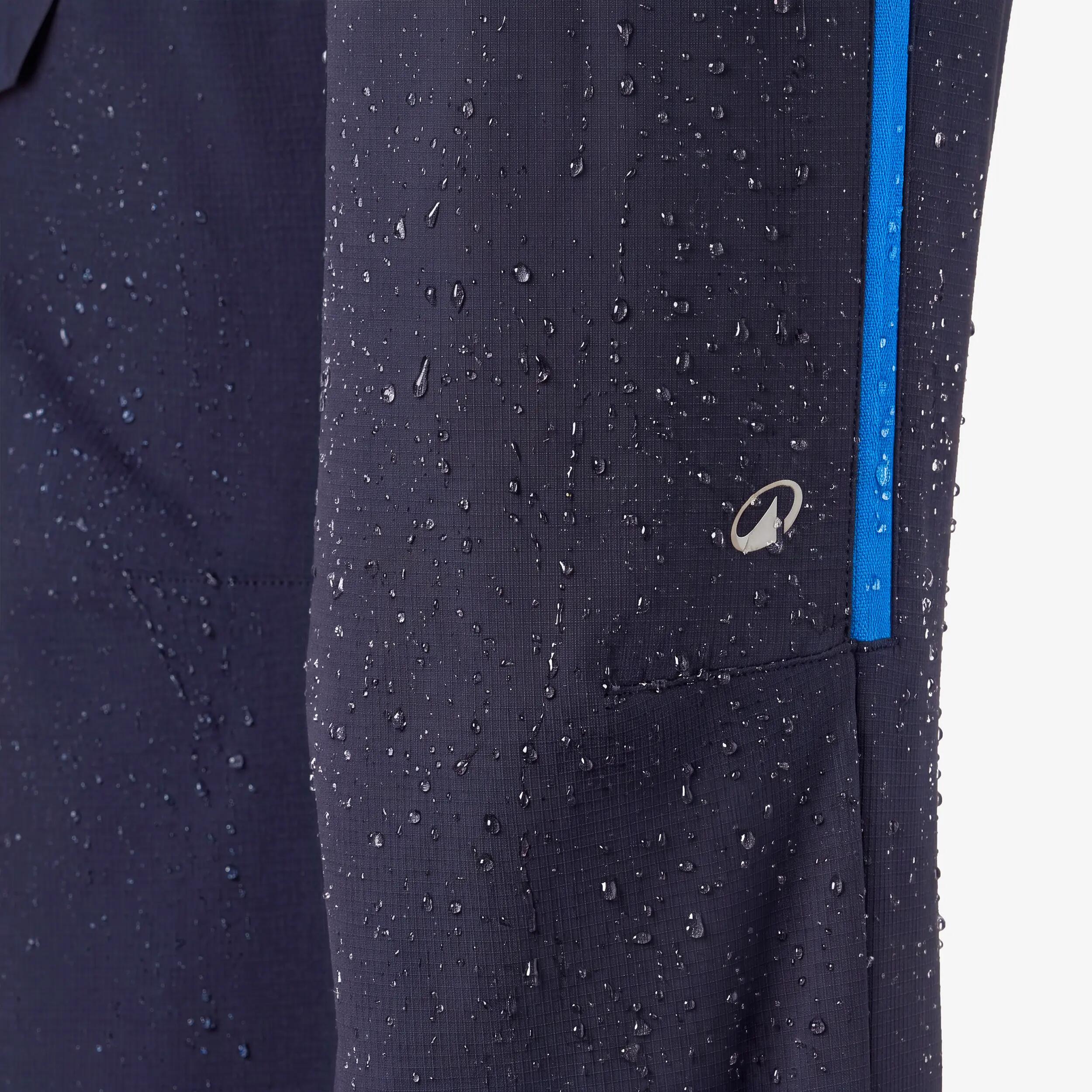 Pantalon de randonnée chaud et déperlant homme, SH900 bleu 3/14