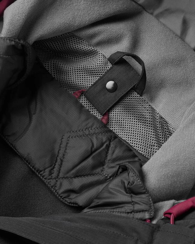3-in-1-Jacke Damen bis -8 °C wasserdicht Travel Trekking - 500 