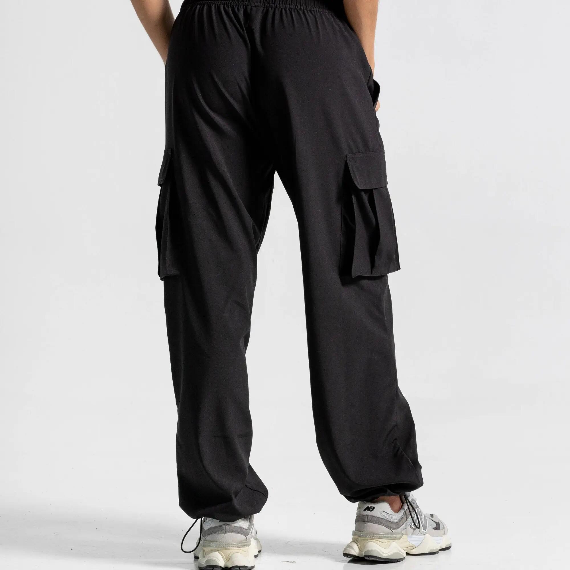 Pantalón jogger cargo para mujer Soft Chill Racketball - Negro 3/8