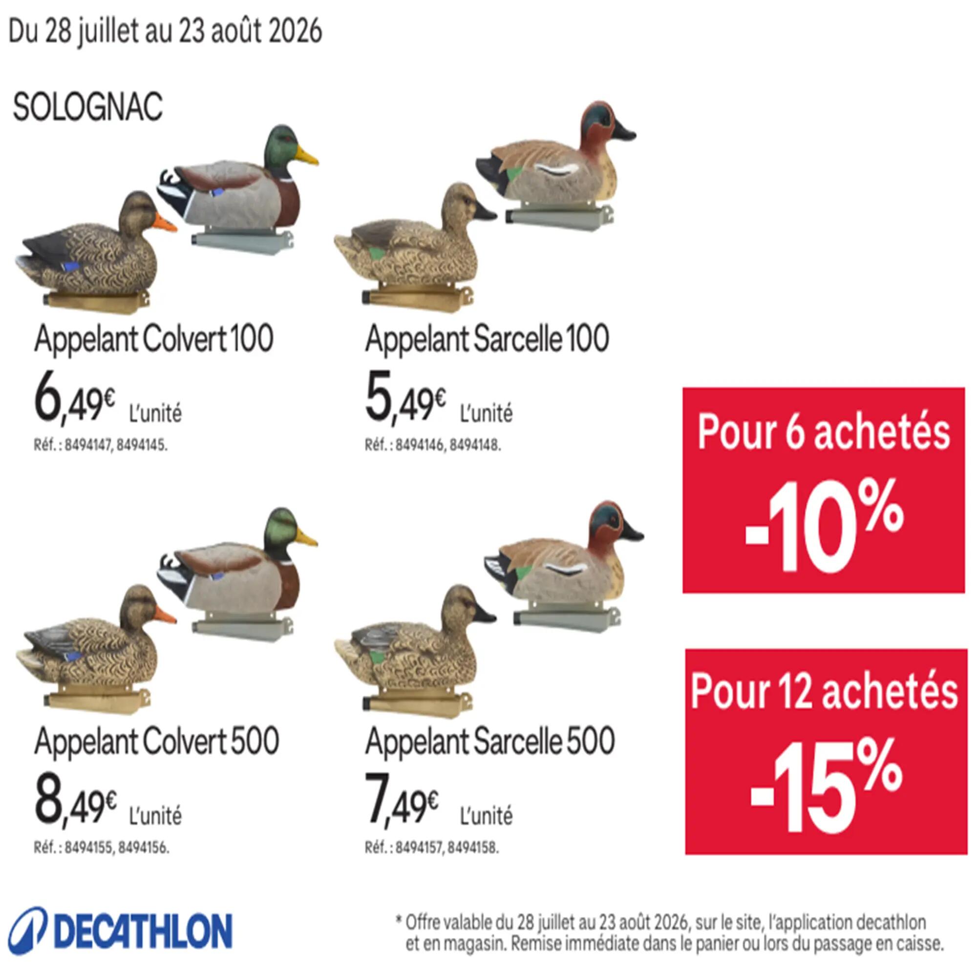 APPELANT SARCELLE FEMELLE 500 HD 9/15