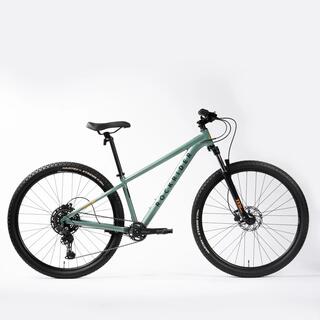 Rockrider EXPL 140 10-Gear Disc Brake All Terrain Mountain Bike - Green