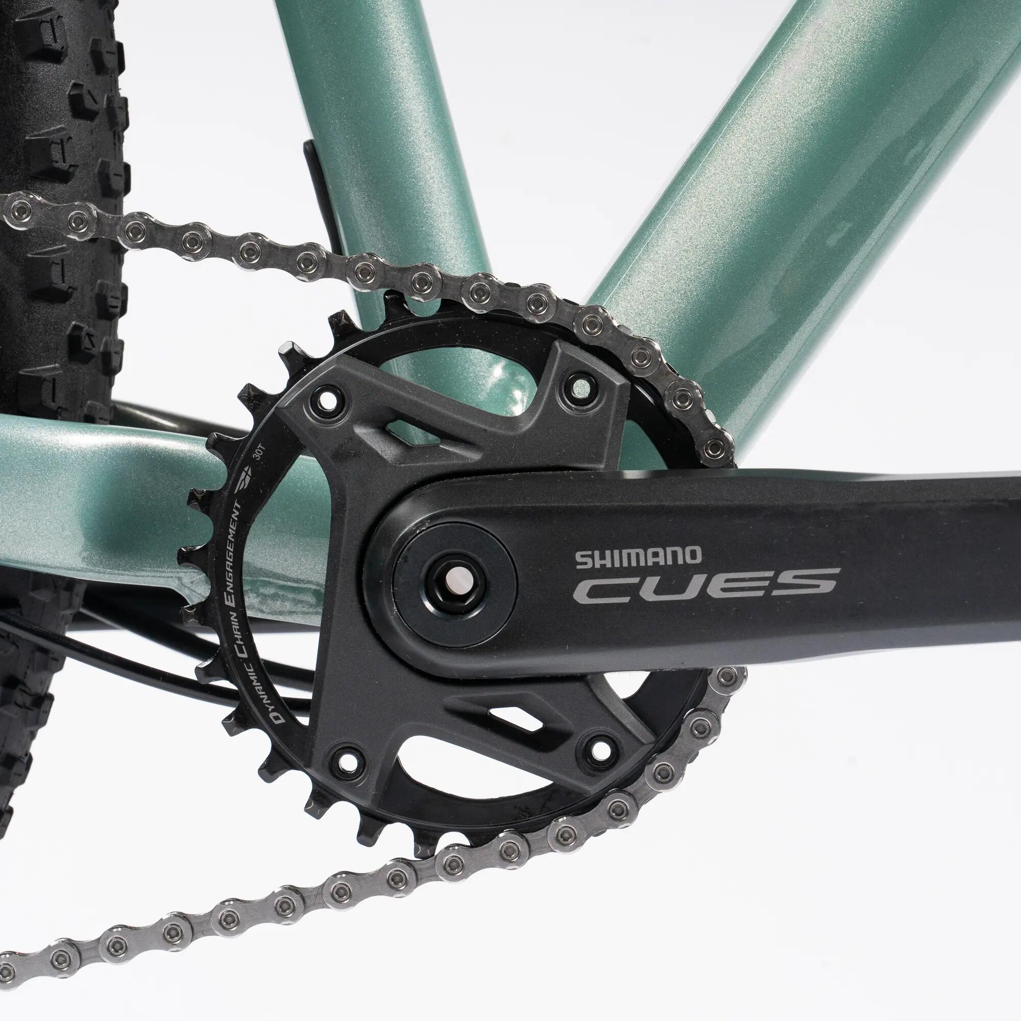 Rockrider EXPL 140 10-Gear Disc Brake All Terrain Mountain Bike - Green -  3
