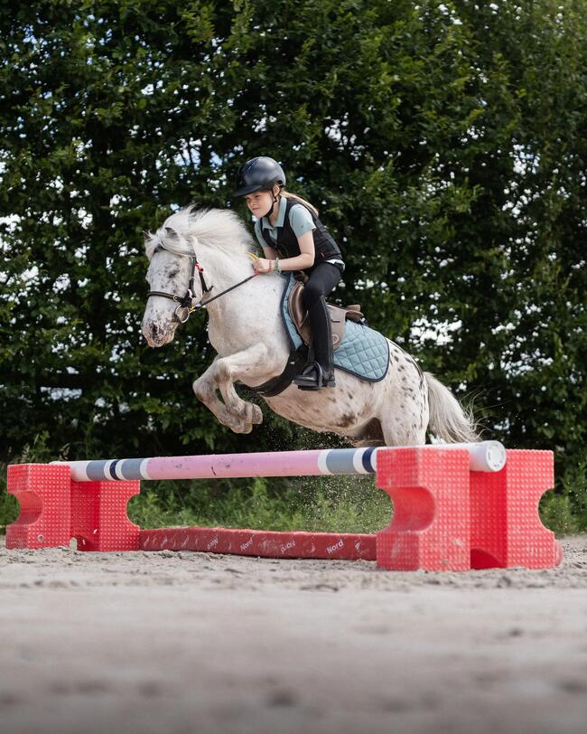 D3O® back protector to protect kids from their very first time on horseback