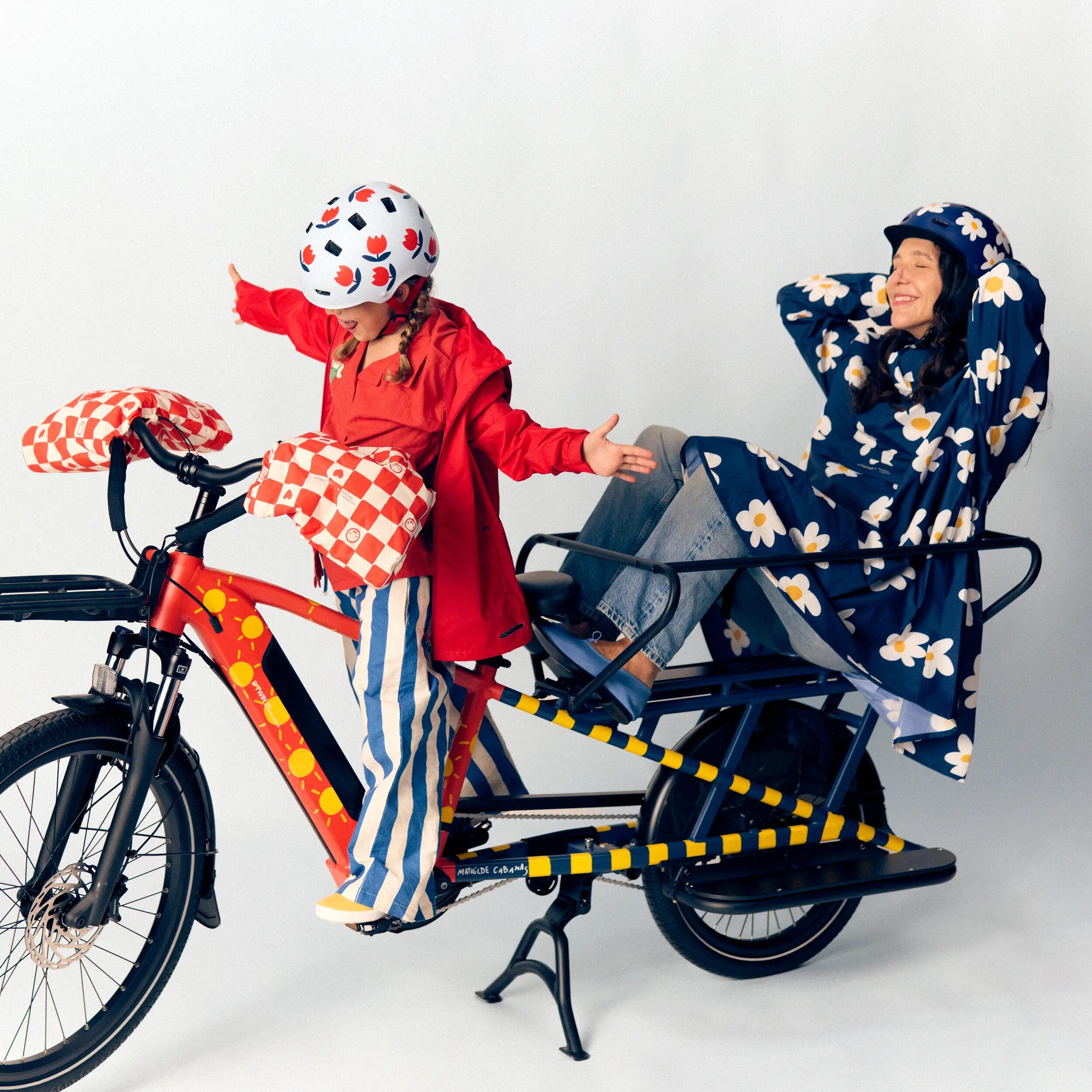 Manchons vélo chauds et imperméables Mathilde Cabanas X Decathlon 4/11