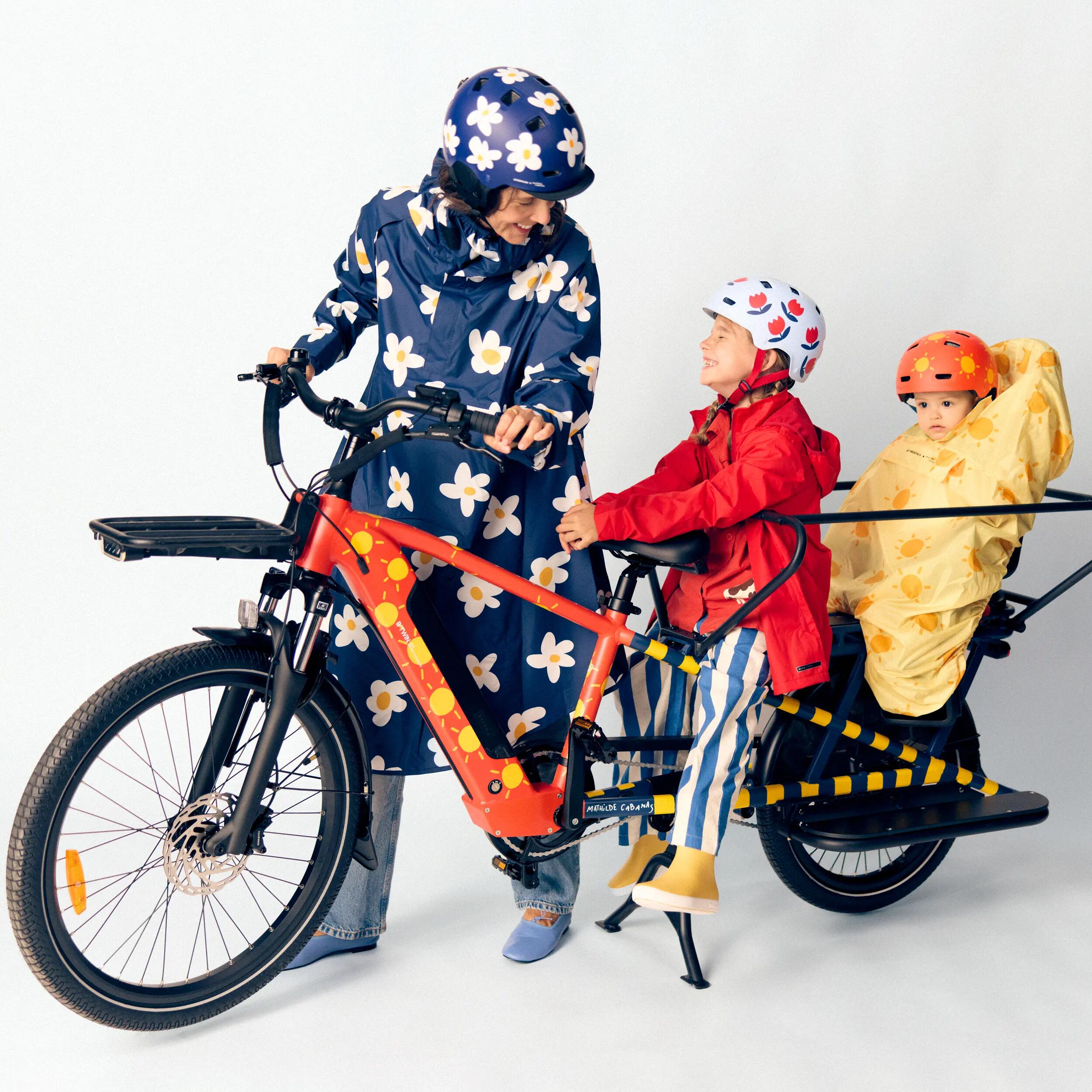 Poncho pluie vélo Mathilde Cabanas X Decathlon 3/14